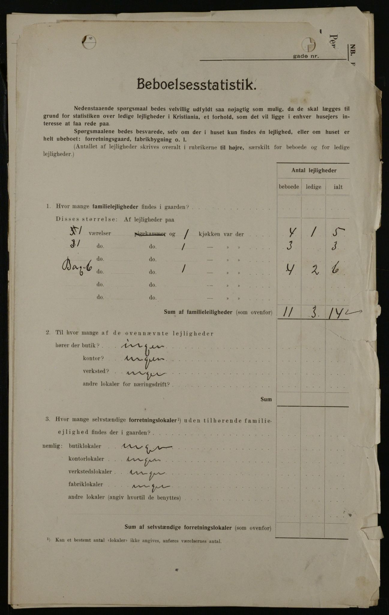 OBA, Kommunal folketelling 1.2.1908 for Kristiania kjøpstad, 1908, s. 27568
