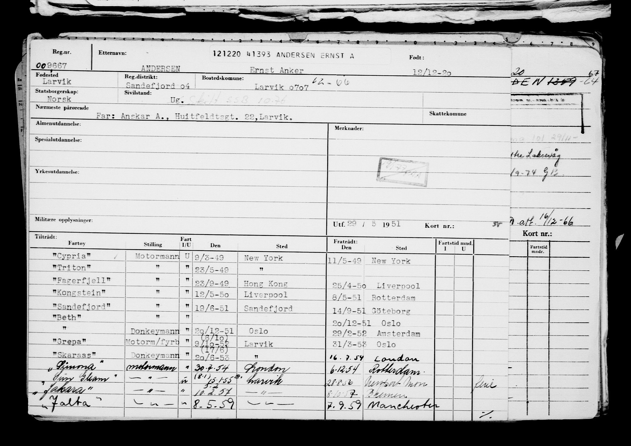 Direktoratet for sjømenn, AV/RA-S-3545/G/Gb/L0188: Hovedkort, 1920, s. 269