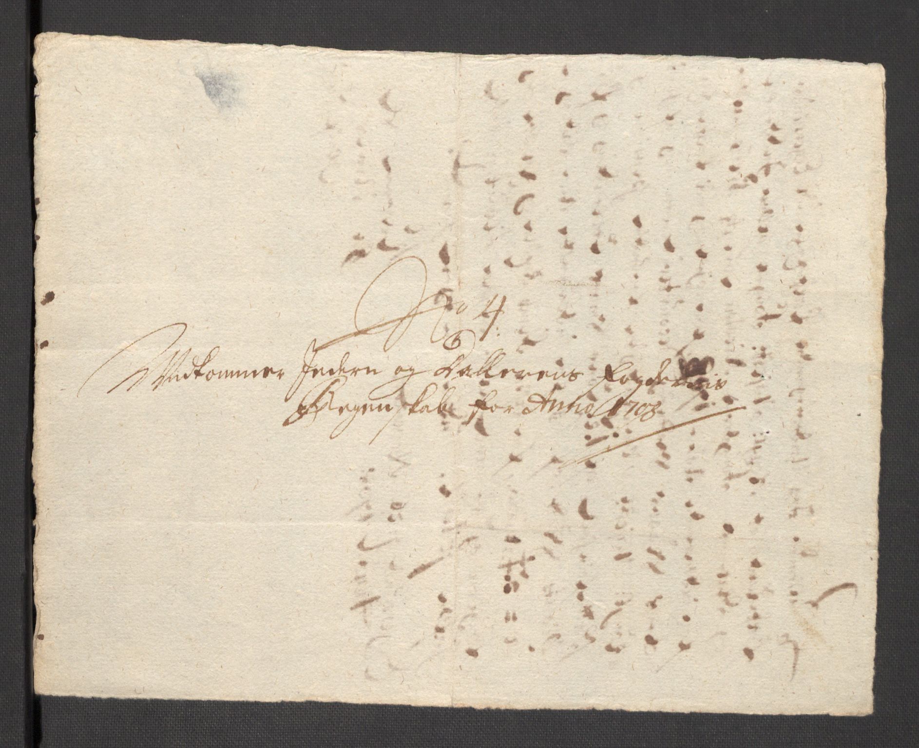 Rentekammeret inntil 1814, Reviderte regnskaper, Fogderegnskap, AV/RA-EA-4092/R46/L2733: Fogderegnskap Jæren og Dalane, 1705-1708, s. 378