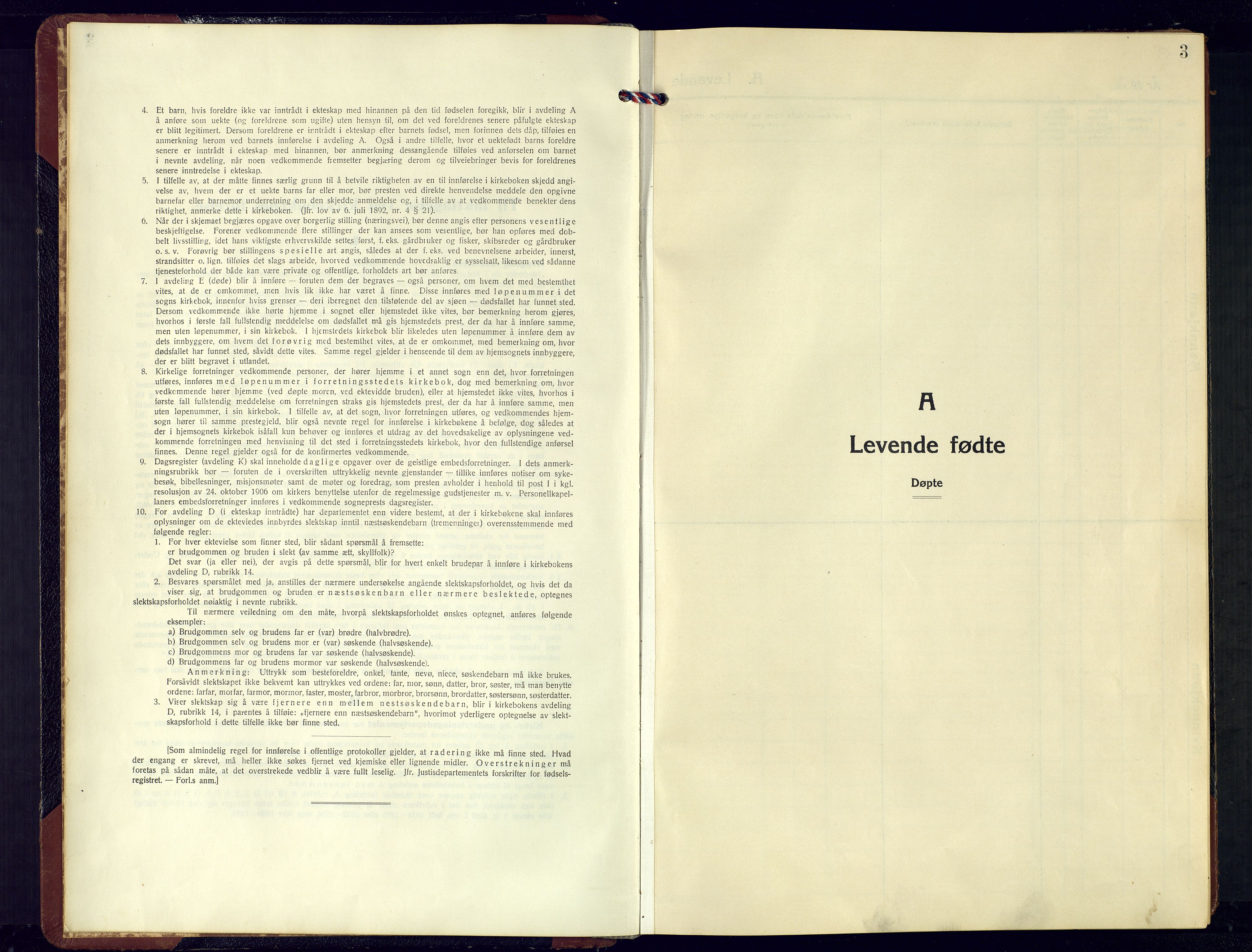 Bjelland sokneprestkontor, AV/SAK-1111-0005/F/Fb/Fbb/L0007: Klokkerbok nr. B-7, 1947-1979, s. 3