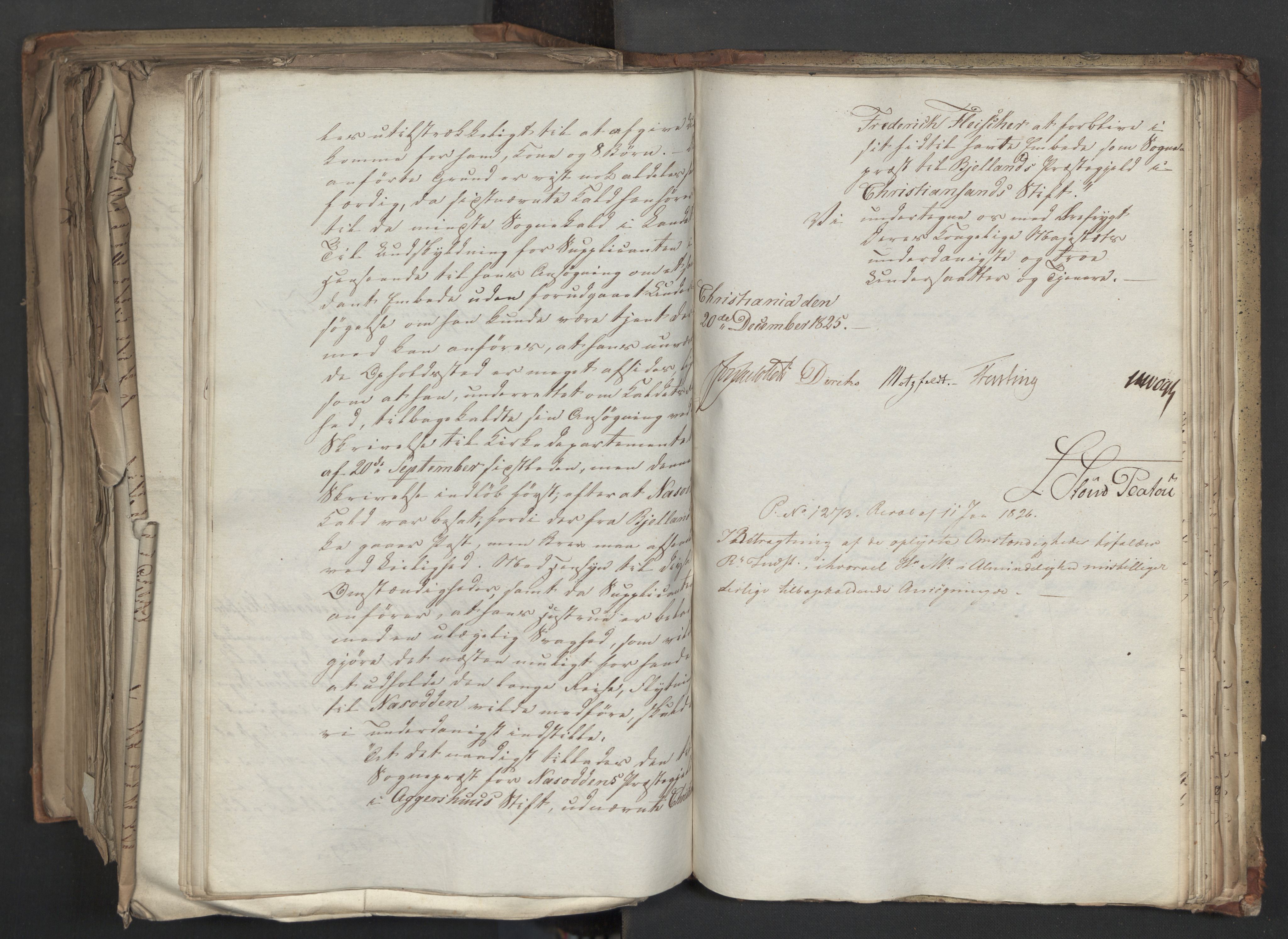 Statsrådsavdelingen i Stockholm, AV/RA-S-1003/D/Da/L0044: Regjeringsinnstillinger nr. 2846-3066, 1825, s. 572