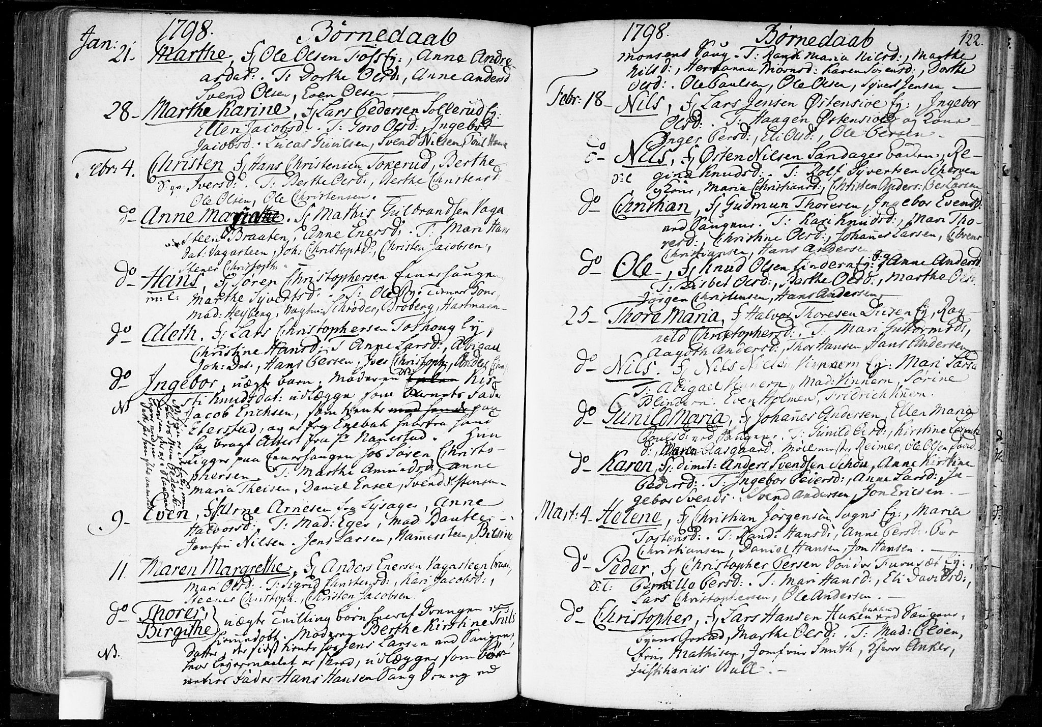 Aker prestekontor kirkebøker, SAO/A-10861/F/L0010: Ministerialbok nr. 10, 1786-1809, s. 122