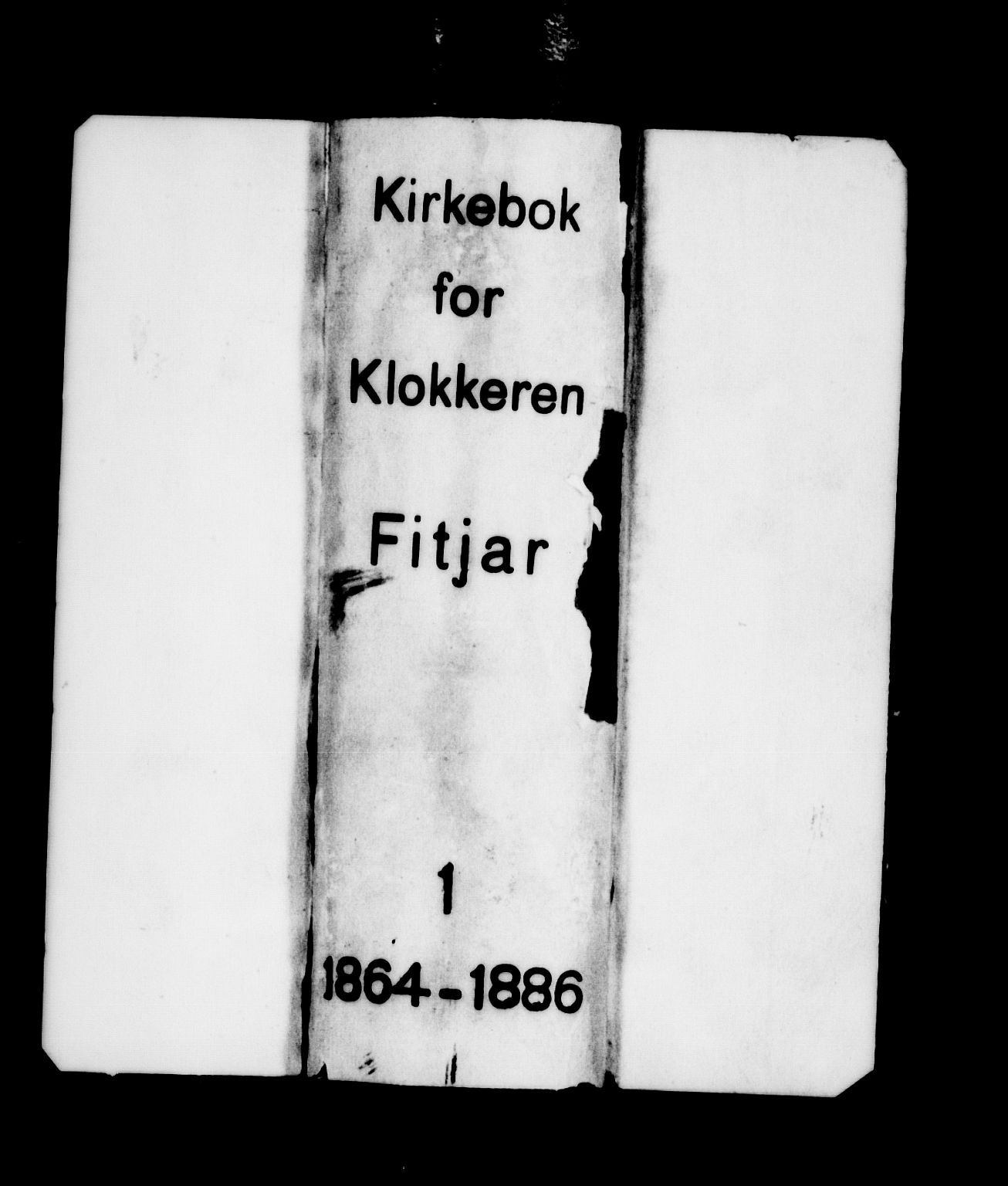 Fitjar sokneprestembete, SAB/A-99926: Klokkerbok nr. A 1, 1864-1886