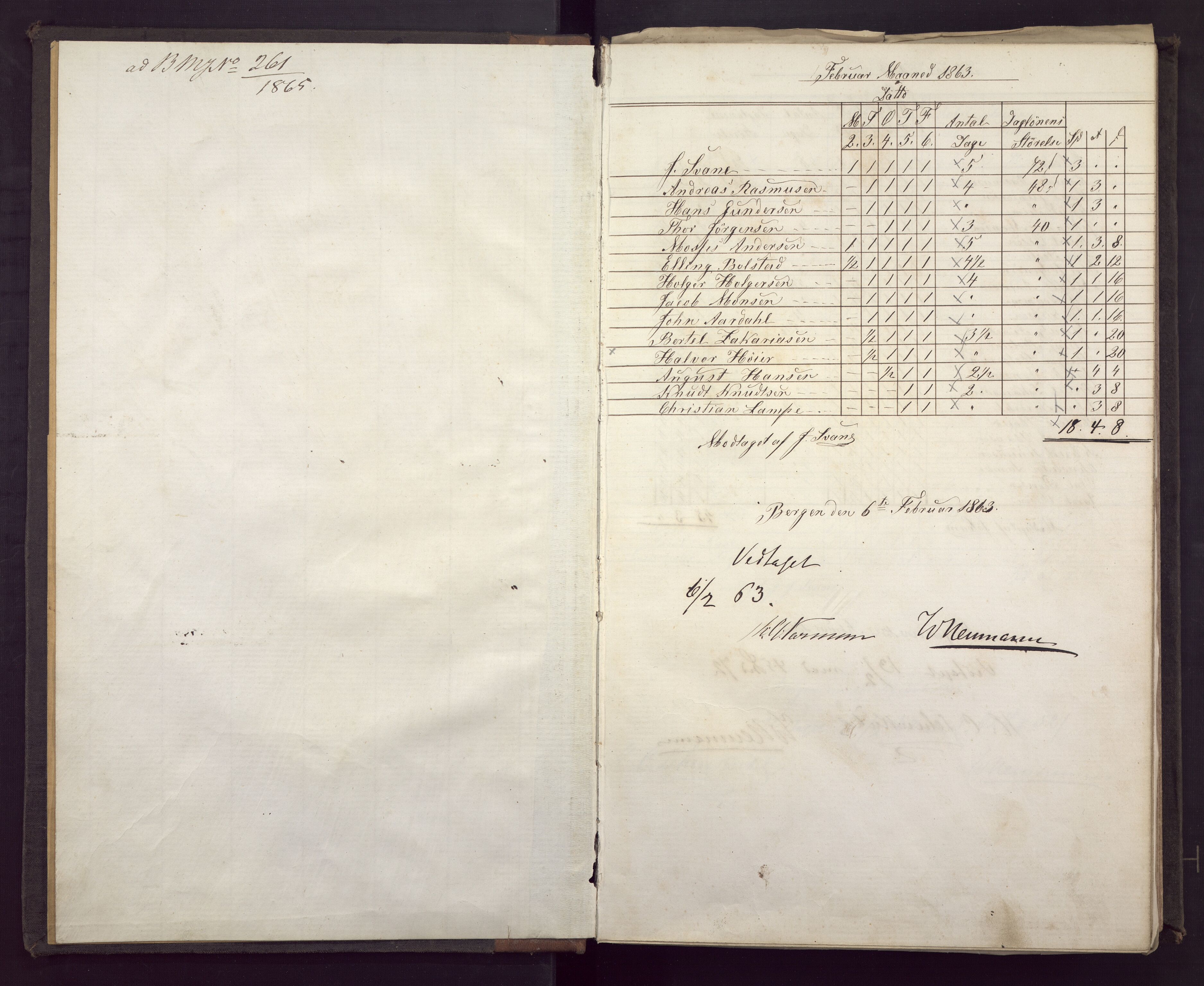 Bergen Magistrat, BBA/A-0651/D/L0287: Journalsaker. Jnr. 451 - 600., s. 93
