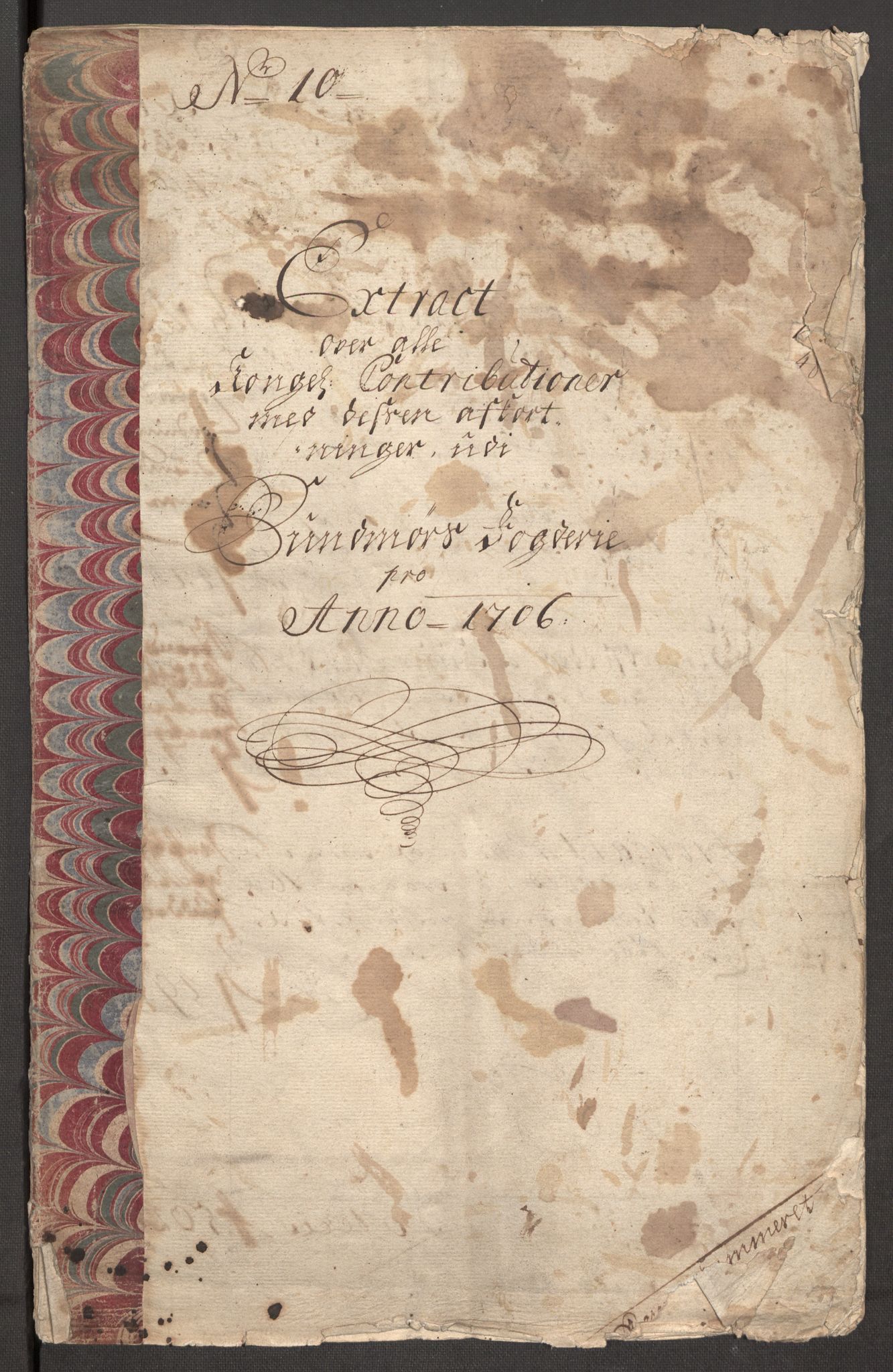 Rentekammeret inntil 1814, Reviderte regnskaper, Fogderegnskap, AV/RA-EA-4092/R54/L3561: Fogderegnskap Sunnmøre, 1706-1707, s. 3