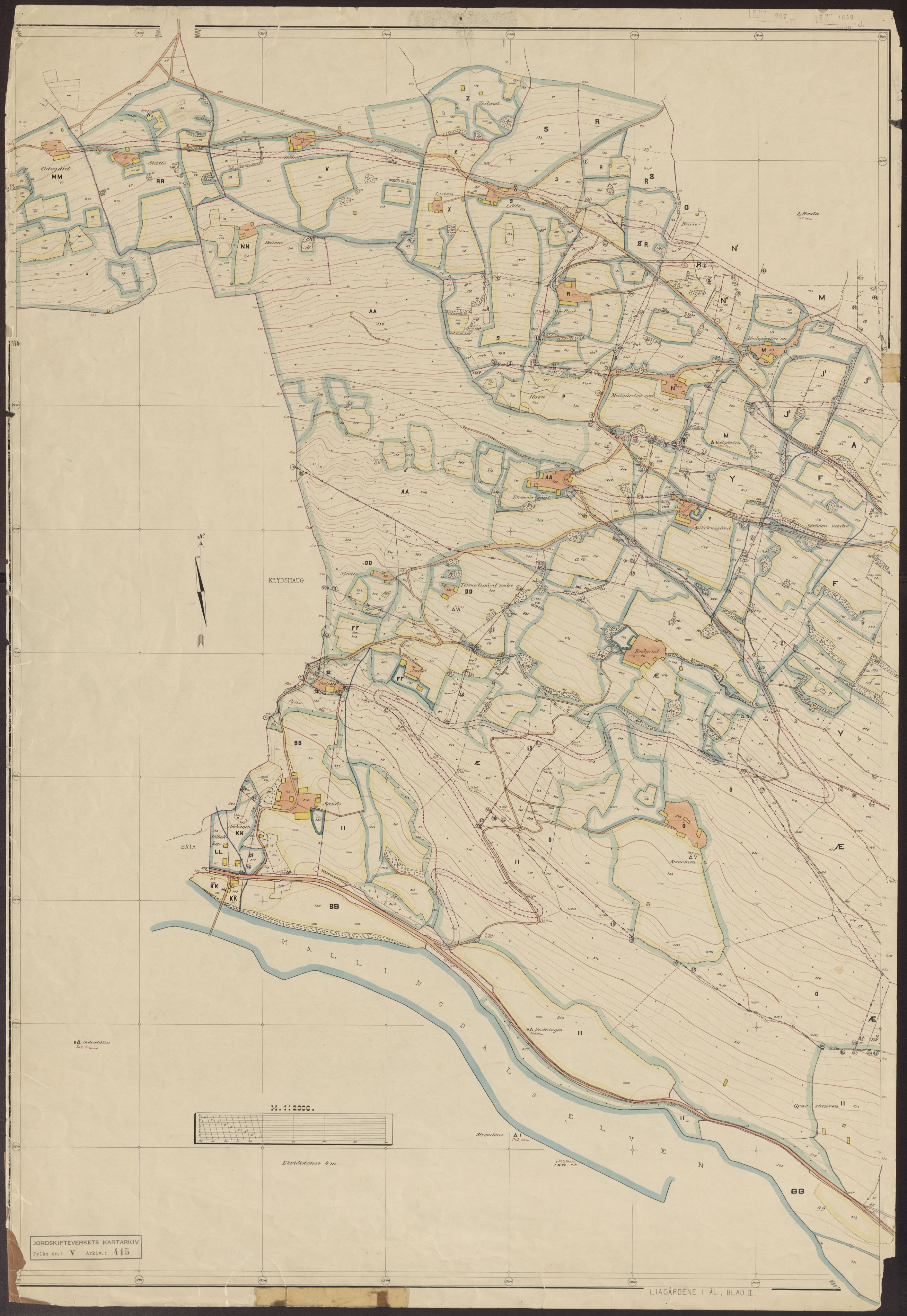 Jordskifteverkets kartarkiv, AV/RA-S-3929/T, 1859-1988, s. 599