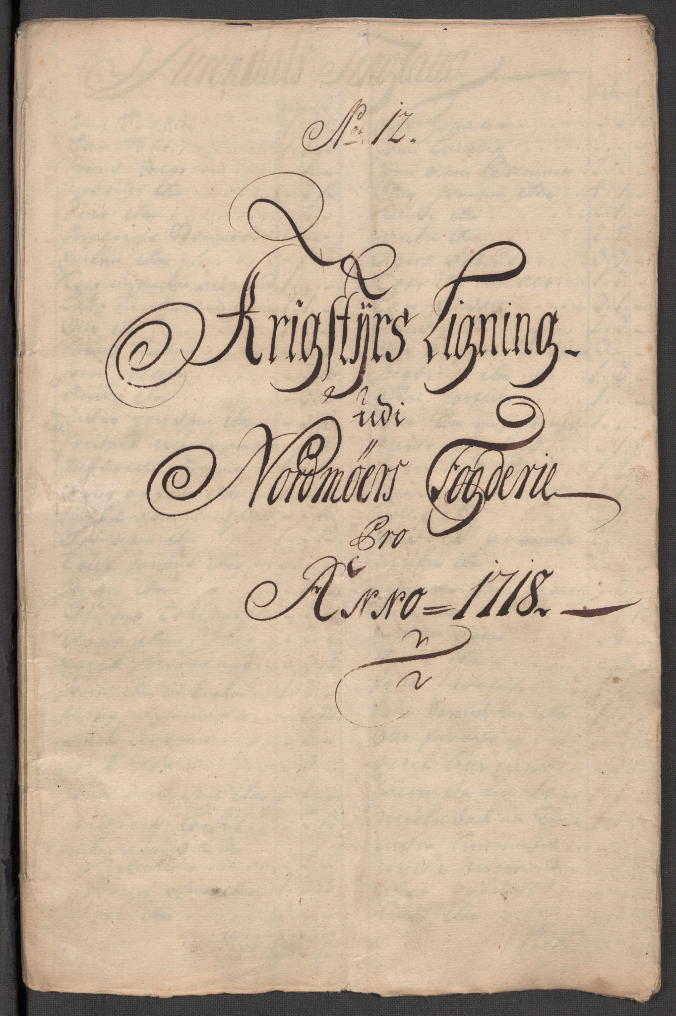 Rentekammeret inntil 1814, Reviderte regnskaper, Fogderegnskap, AV/RA-EA-4092/R56/L3751: Fogderegnskap Nordmøre, 1718, s. 127