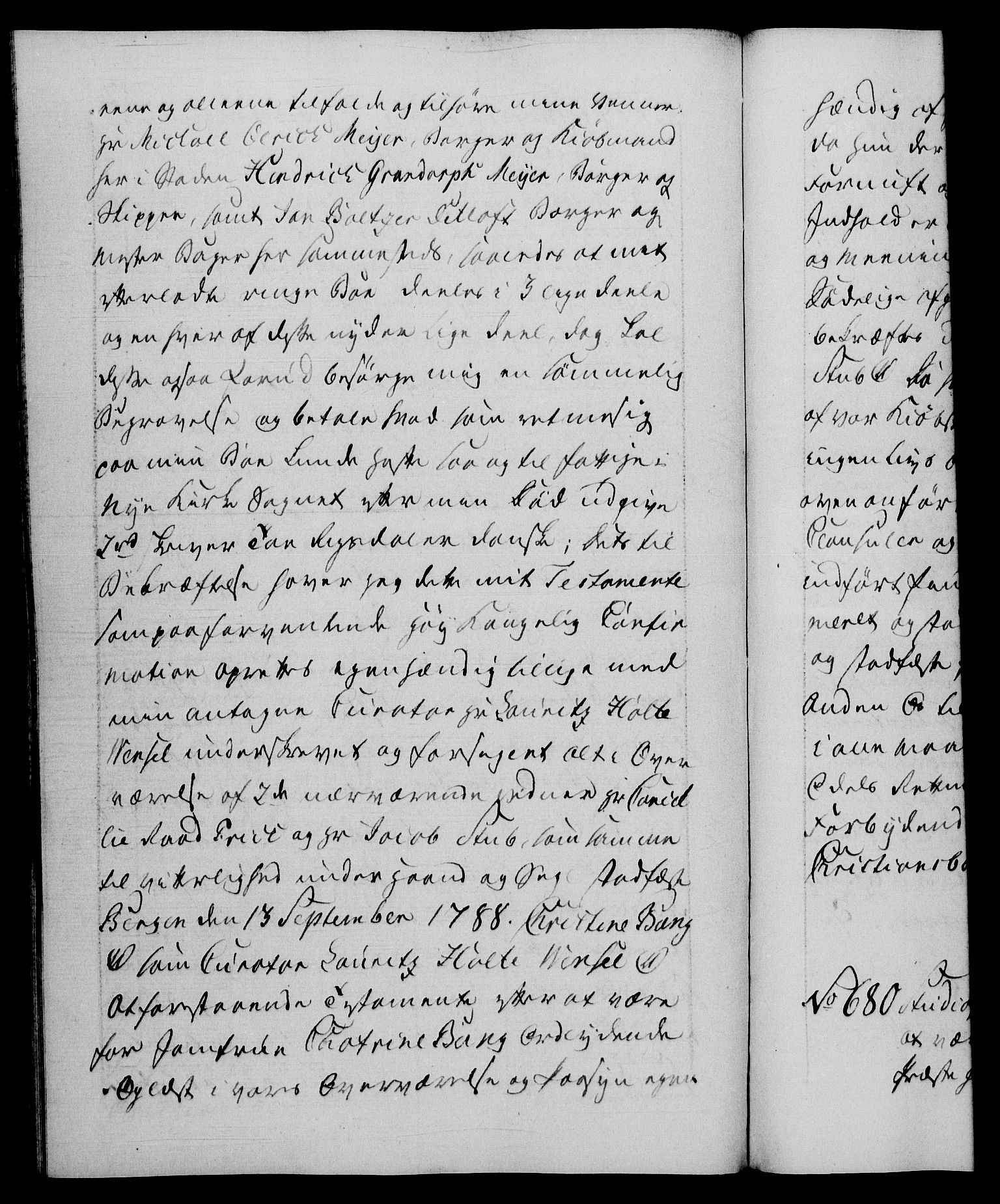 Danske Kanselli 1572-1799, RA/EA-3023/F/Fc/Fca/Fcaa/L0052: Norske registre, 1788-1789, s. 342b