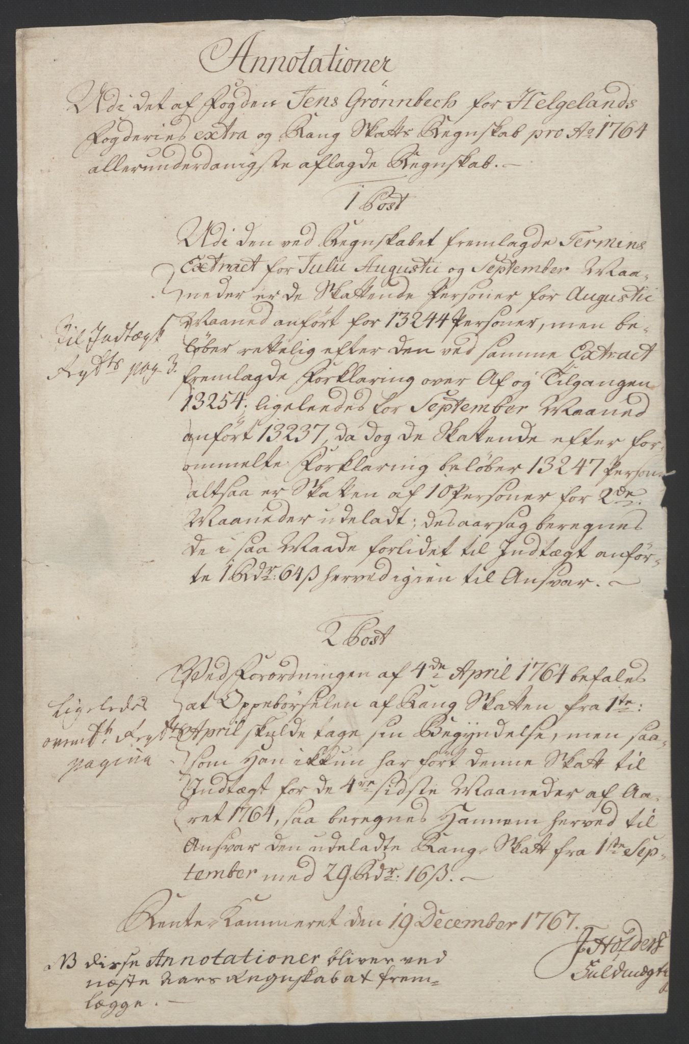 Rentekammeret inntil 1814, Reviderte regnskaper, Fogderegnskap, RA/EA-4092/R65/L4573: Ekstraskatten Helgeland, 1762-1772, s. 201