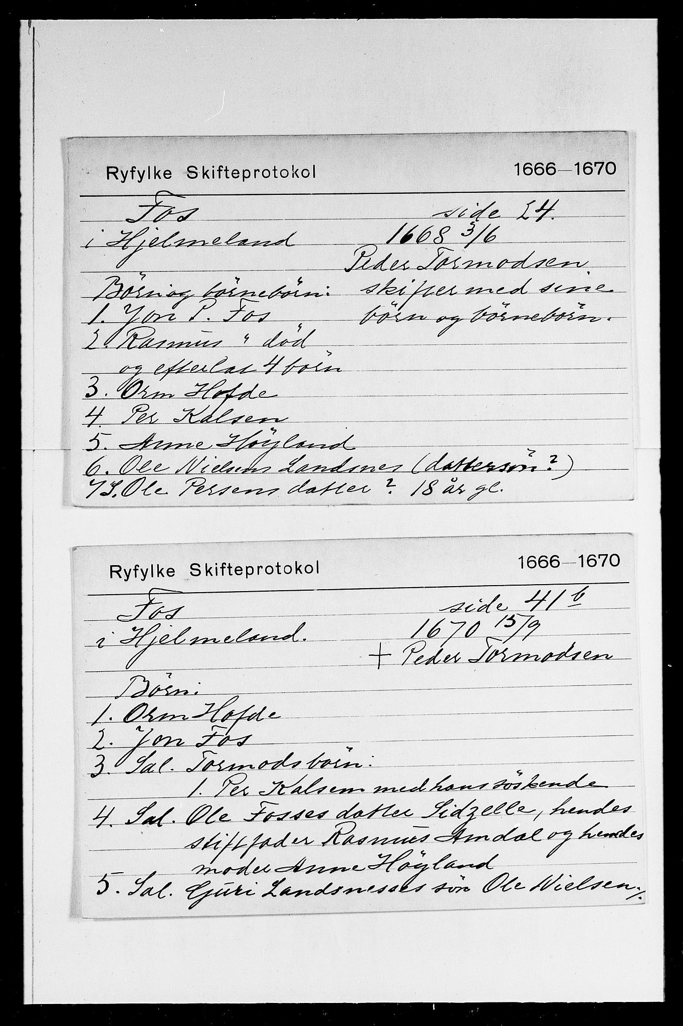 Ryfylke tingrett, AV/SAST-A-100055/001/IV, 1666-1670, s. 11