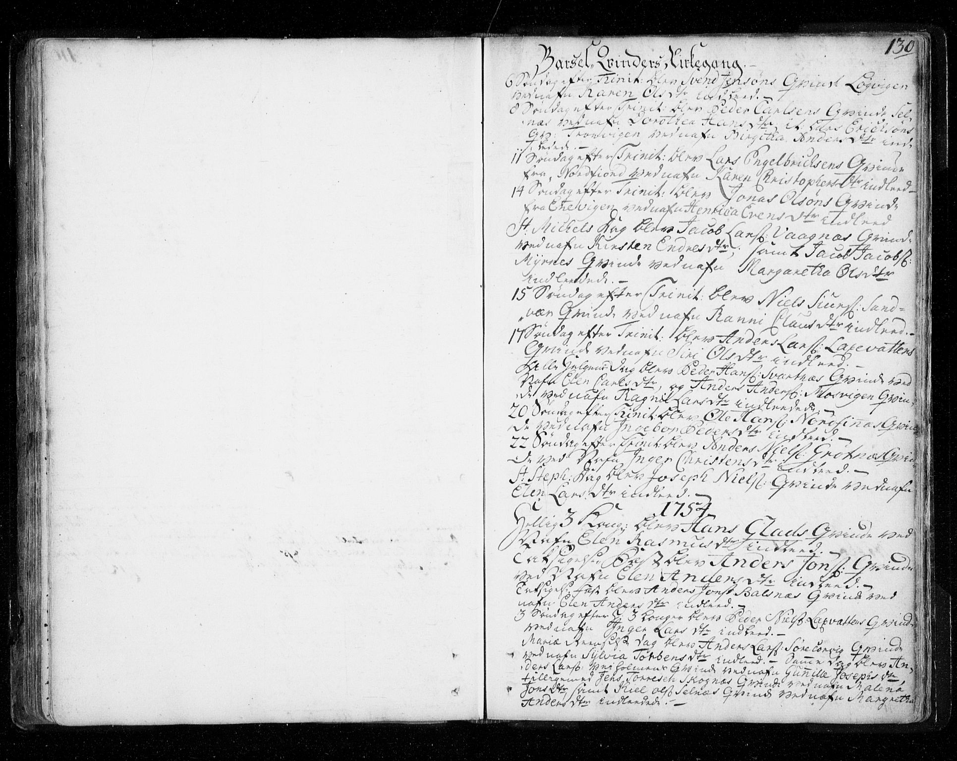 Tromsø sokneprestkontor/stiftsprosti/domprosti, AV/SATØ-S-1343/G/Ga/L0002kirke: Ministerialbok nr. 2, 1753-1778, s. 130