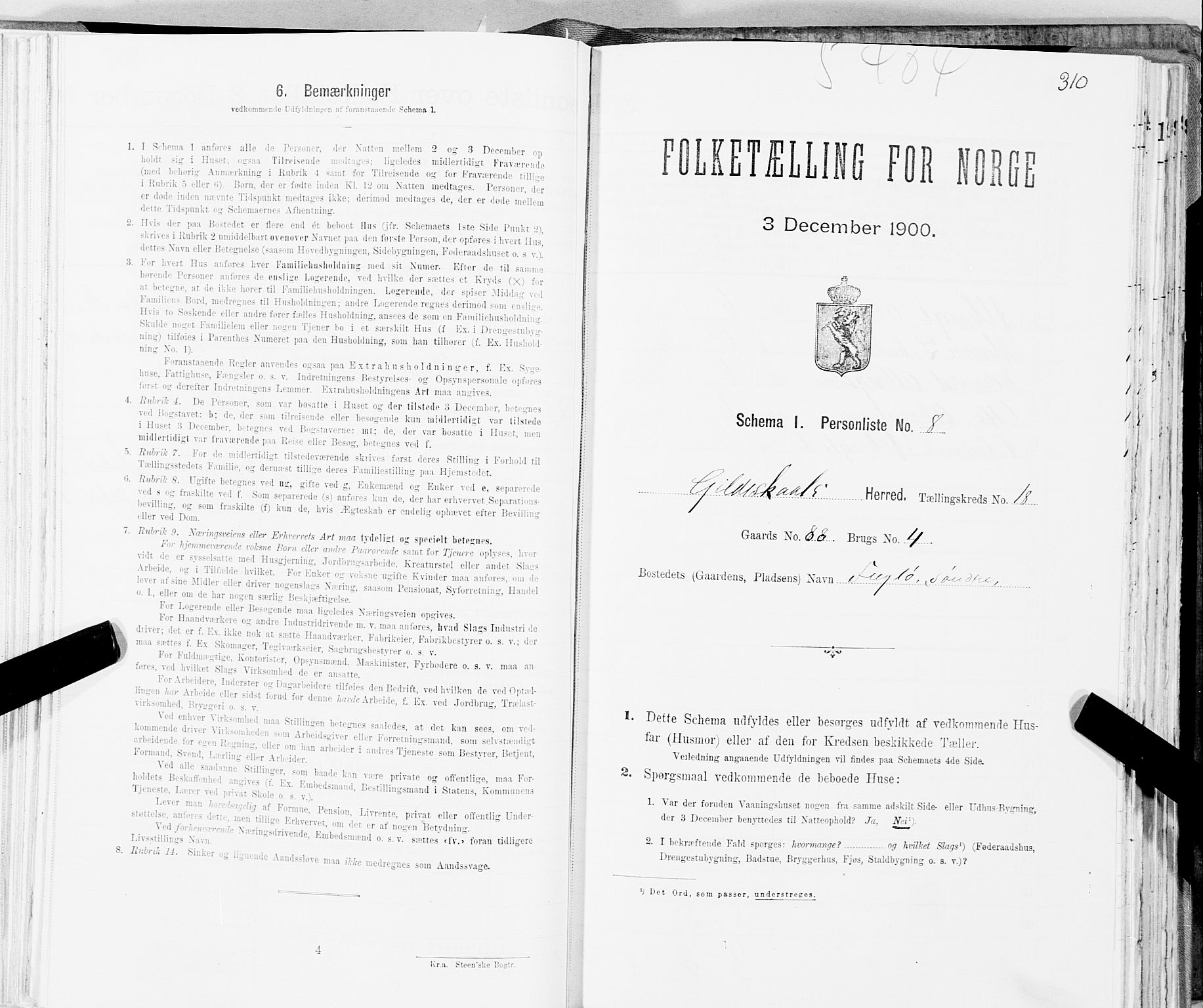 SAT, Folketelling 1900 for 1838 Gildeskål herred, 1900, s. 1820