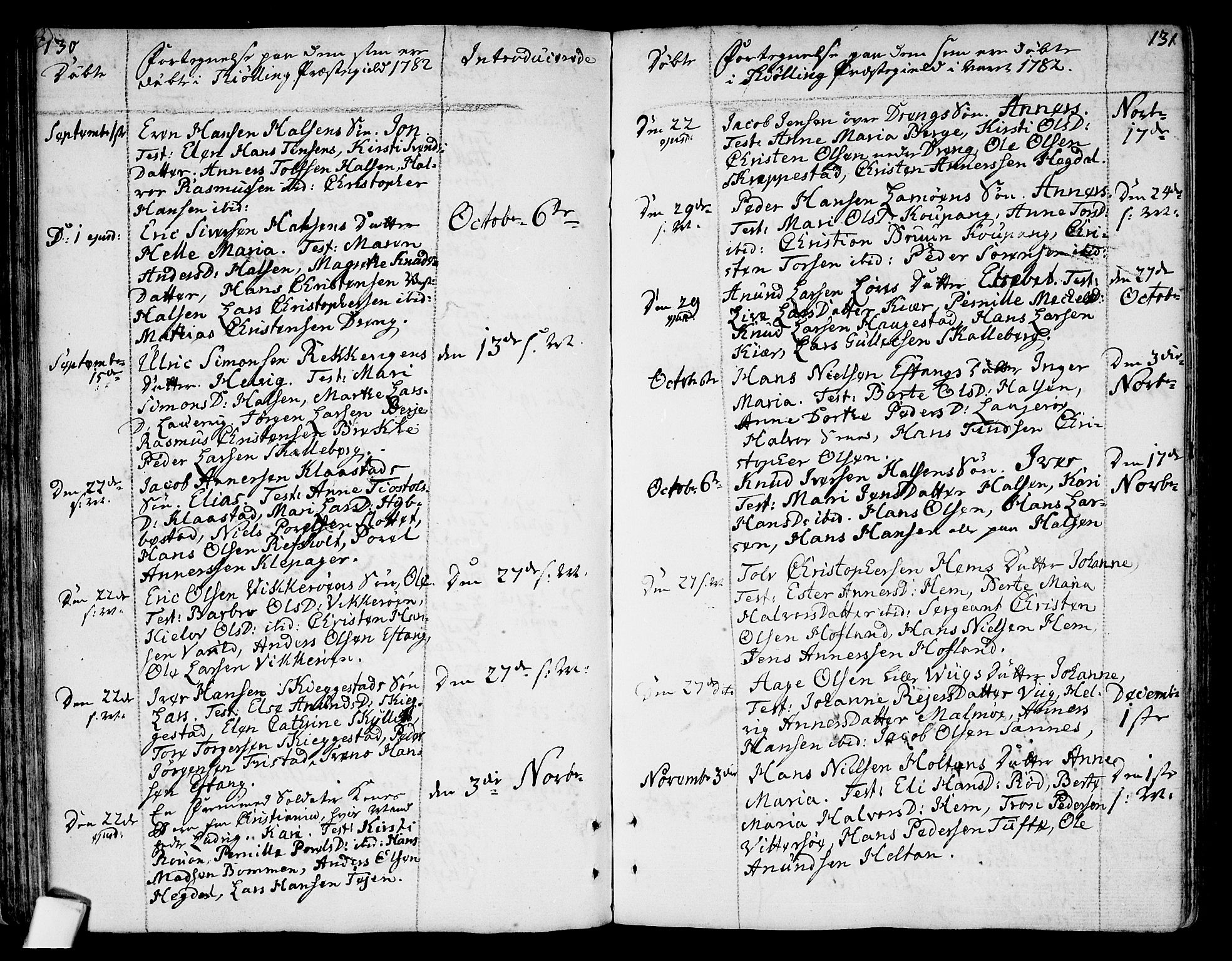 Tjølling kirkebøker, SAKO/A-60/F/Fa/L0004: Ministerialbok nr. 4, 1779-1817, s. 130-131