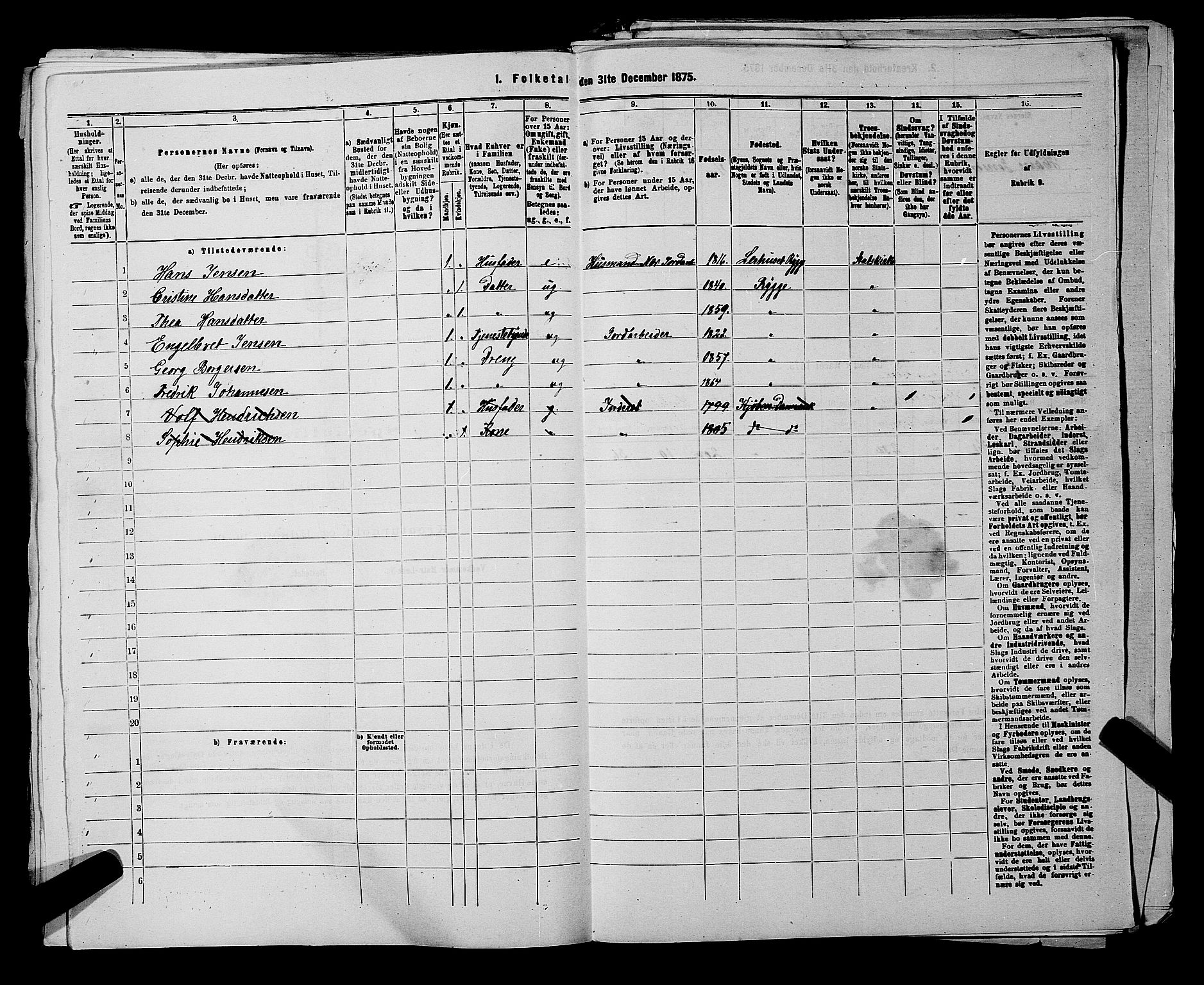 RA, Folketelling 1875 for 0136P Rygge prestegjeld, 1875, s. 797
