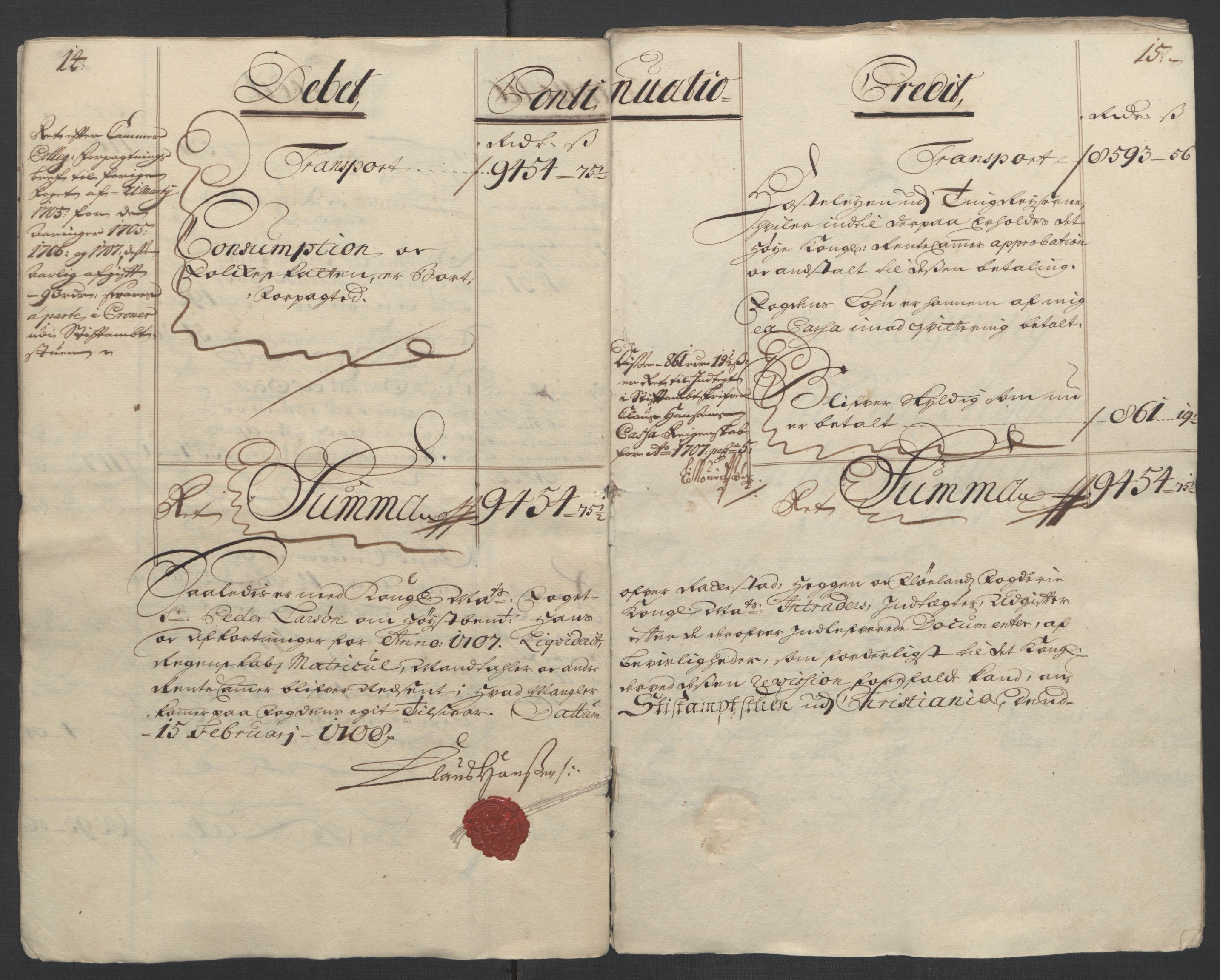 Rentekammeret inntil 1814, Reviderte regnskaper, Fogderegnskap, AV/RA-EA-4092/R07/L0299: Fogderegnskap Rakkestad, Heggen og Frøland, 1707, s. 10