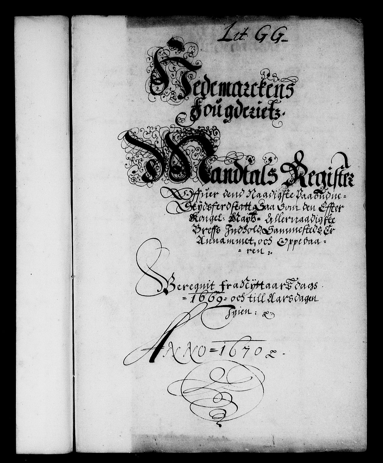 Rentekammeret inntil 1814, Reviderte regnskaper, Stiftamtstueregnskaper, Landkommissariatet på Akershus og Akershus stiftamt, AV/RA-EA-5869/R/Rb/L0057: Akershus stiftamt, 1669