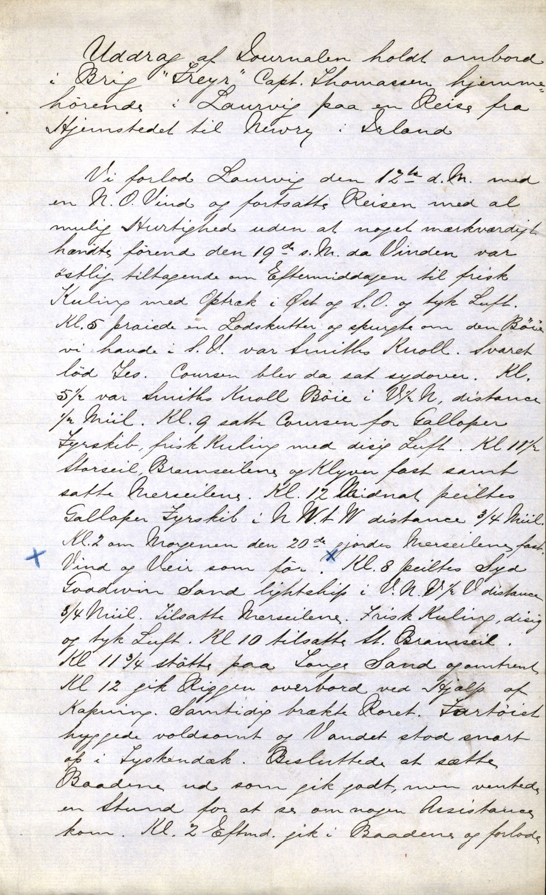 Pa 63 - Østlandske skibsassuranceforening, VEMU/A-1079/G/Ga/L0015/0010: Havaridokumenter / Cuba, Sirius, Freyr, Noatun, Frey, 1882, s. 61