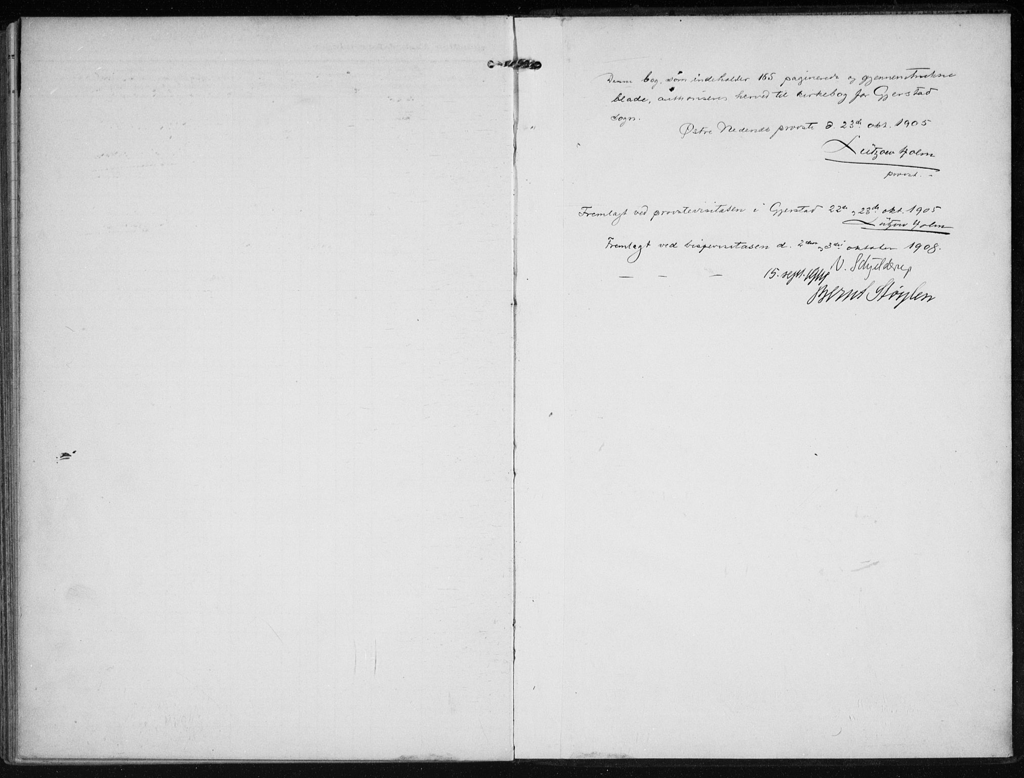 Gjerstad sokneprestkontor, AV/SAK-1111-0014/F/Fa/Faa/L0011: Ministerialbok nr. A 11, 1903-1914