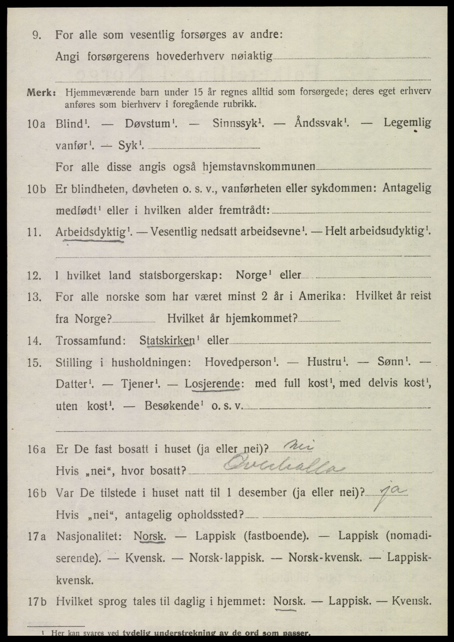 SAT, Folketelling 1920 for 1746 Klinga herred, 1920, s. 2124