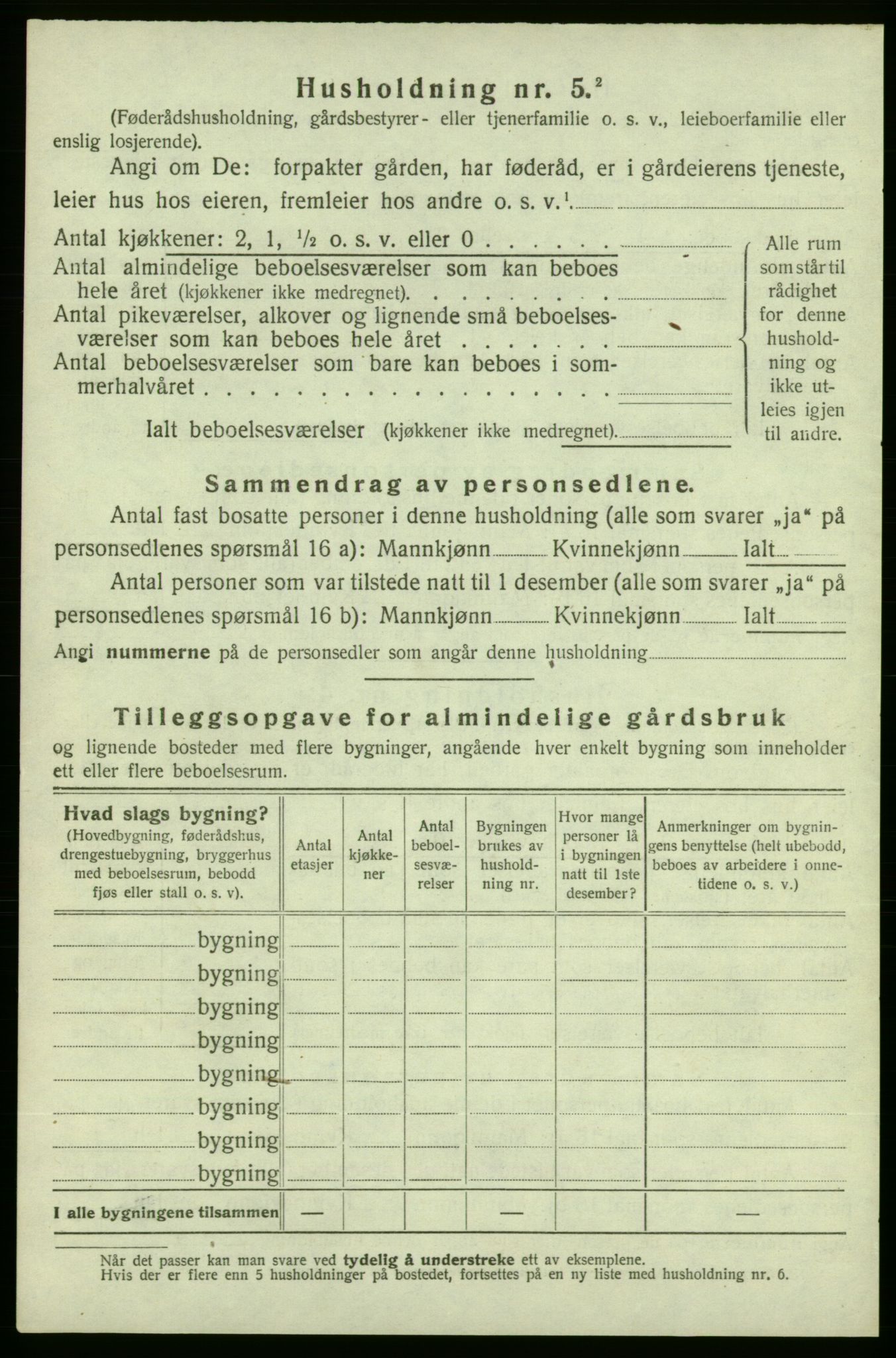 SAB, Folketelling 1920 for 1212 Skånevik herred, 1920, s. 1476