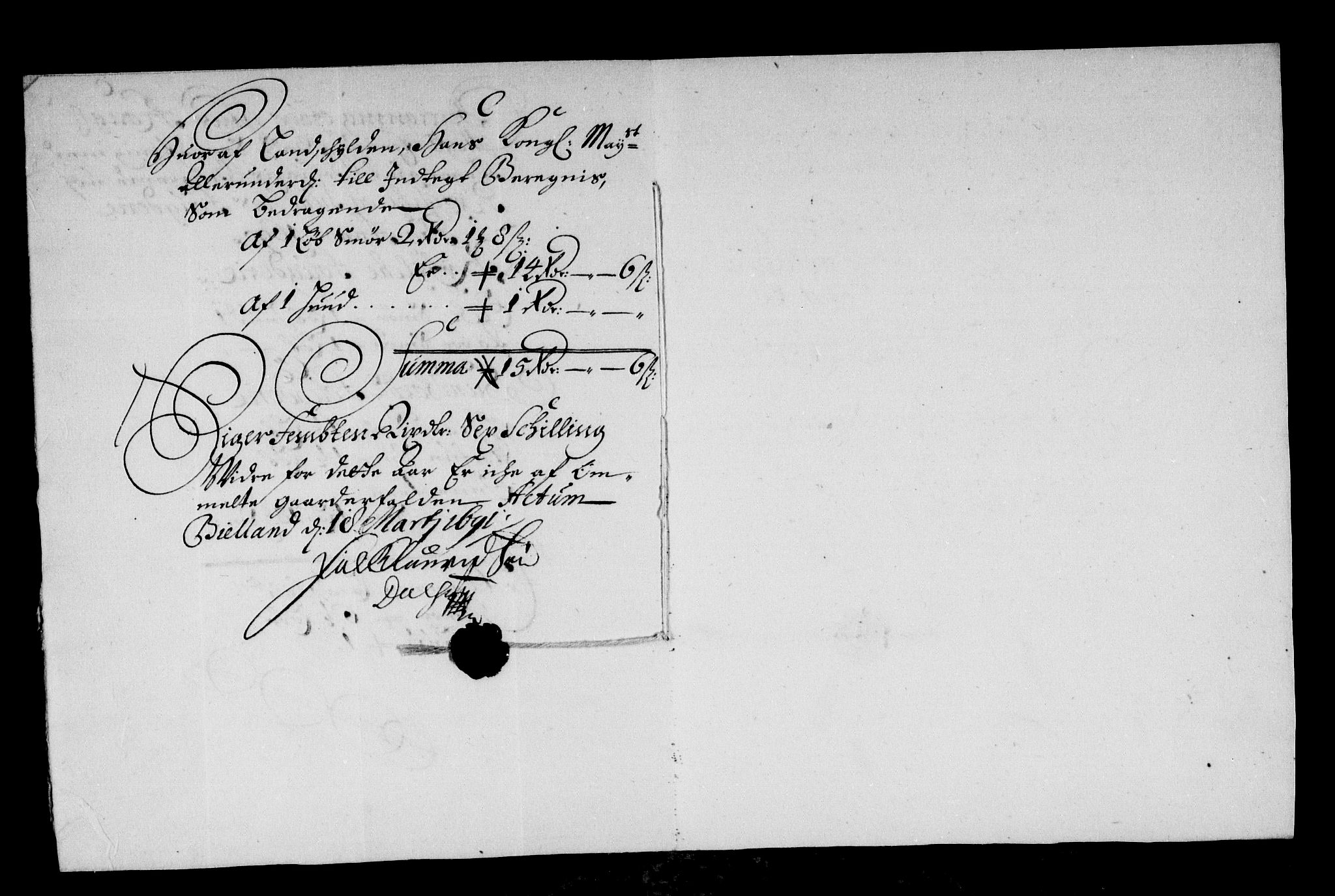 Rentekammeret inntil 1814, Reviderte regnskaper, Stiftamtstueregnskaper, Bergen stiftamt, RA/EA-6043/R/Rc/L0092: Bergen stiftamt, 1689-1690