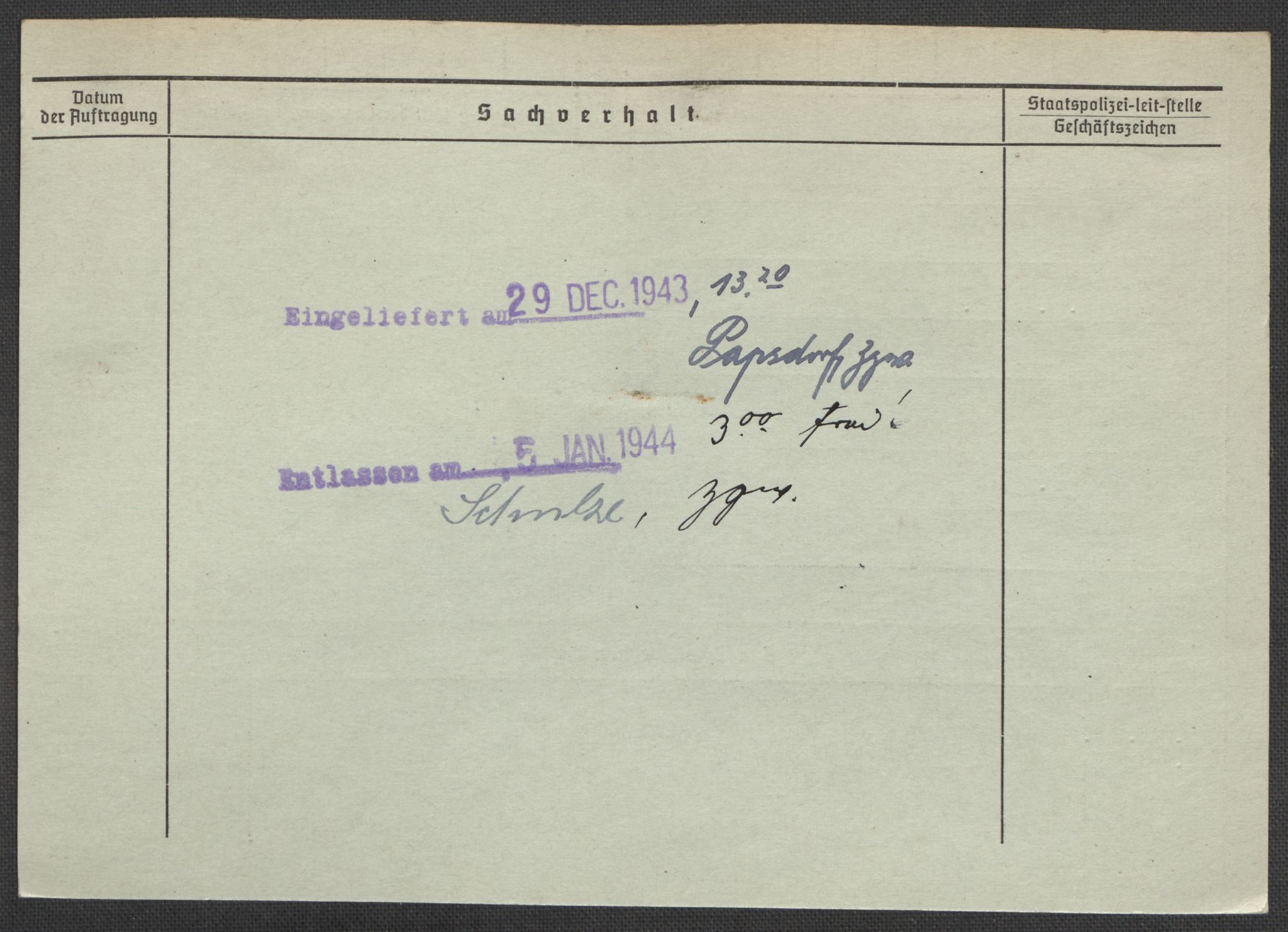 Befehlshaber der Sicherheitspolizei und des SD, AV/RA-RAFA-5969/E/Ea/Eaa/L0008: Register over norske fanger i Møllergata 19: Oelze-Ru, 1940-1945, s. 583