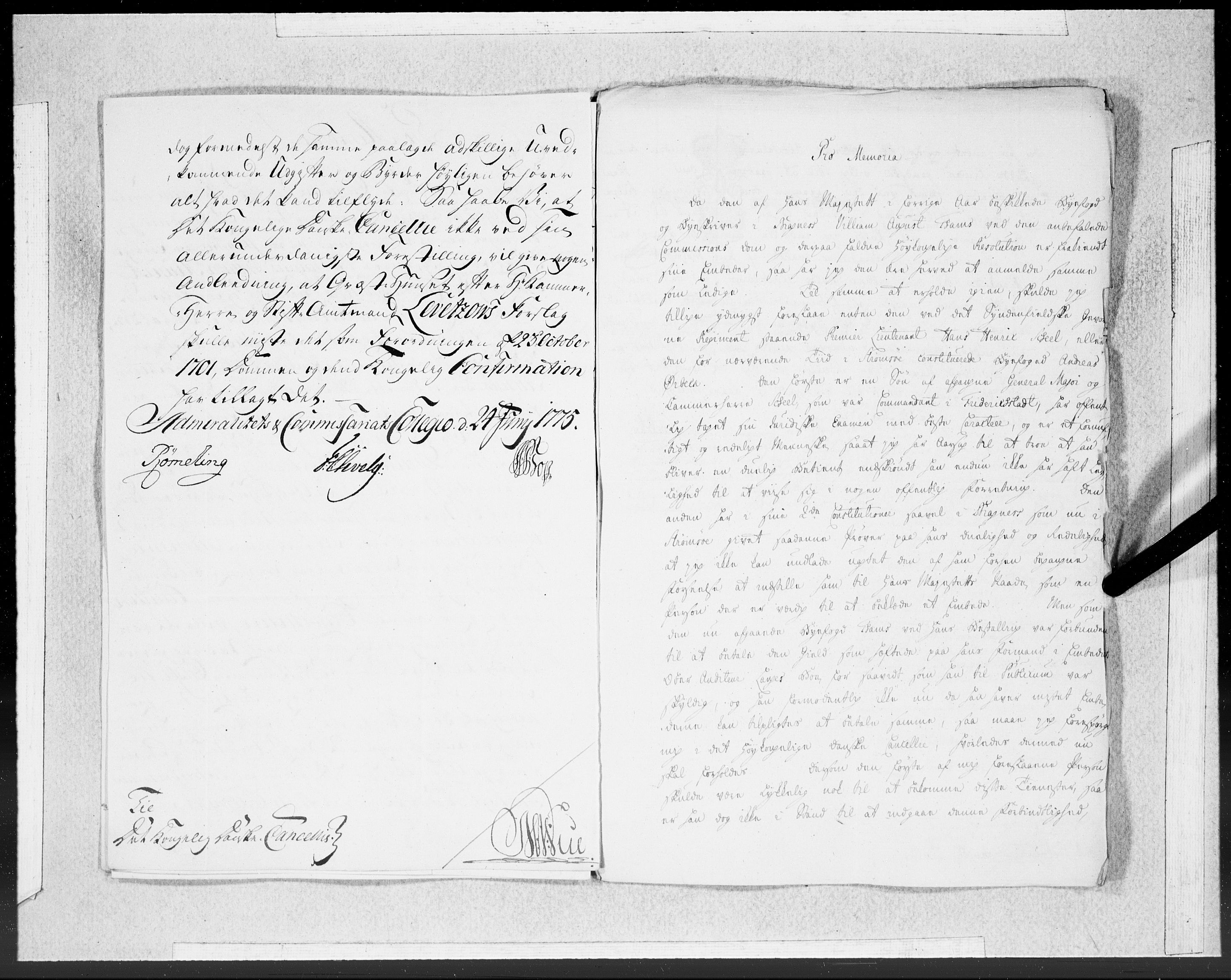 Danske Kanselli 1572-1799, AV/RA-EA-3023/F/Fc/Fcc/Fcca/L0221: Norske innlegg 1572-1799, 1776, s. 81
