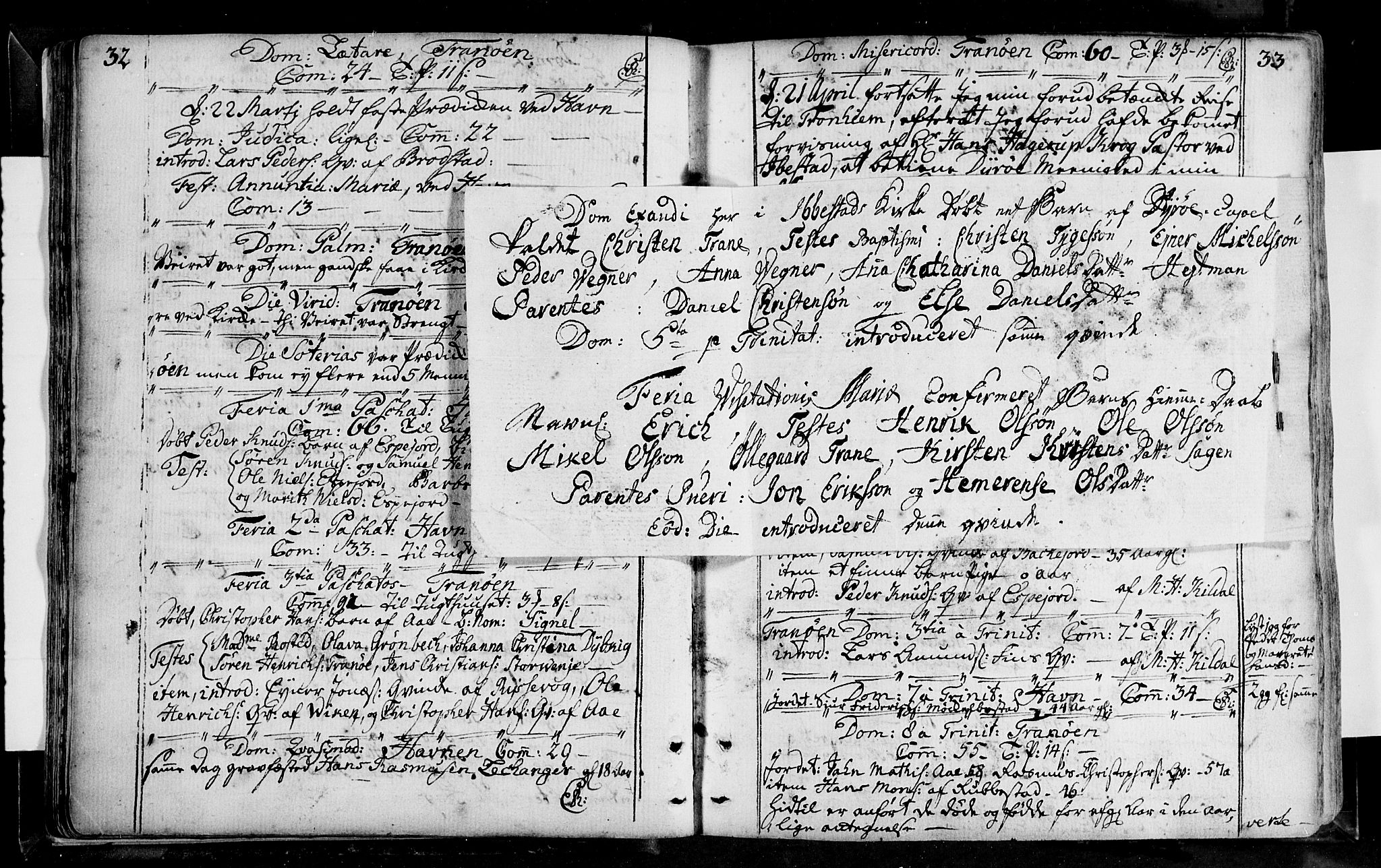 Tranøy sokneprestkontor, AV/SATØ-S-1313/I/Ia/Iaa/L0001kirke: Ministerialbok nr. 1, 1757-1773, s. 32-33