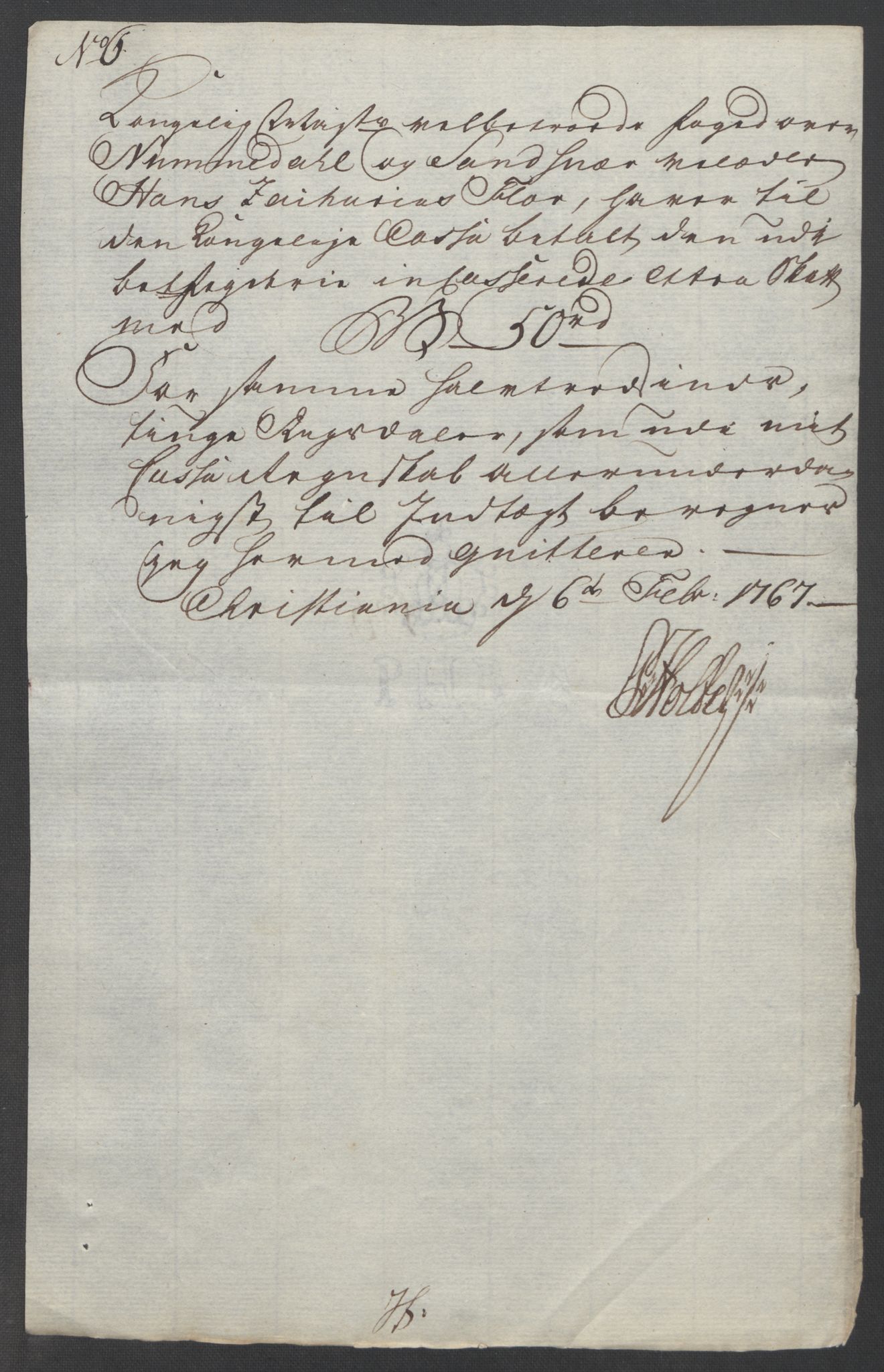 Rentekammeret inntil 1814, Reviderte regnskaper, Fogderegnskap, RA/EA-4092/R24/L1672: Ekstraskatten Numedal og Sandsvær, 1762-1767, s. 316