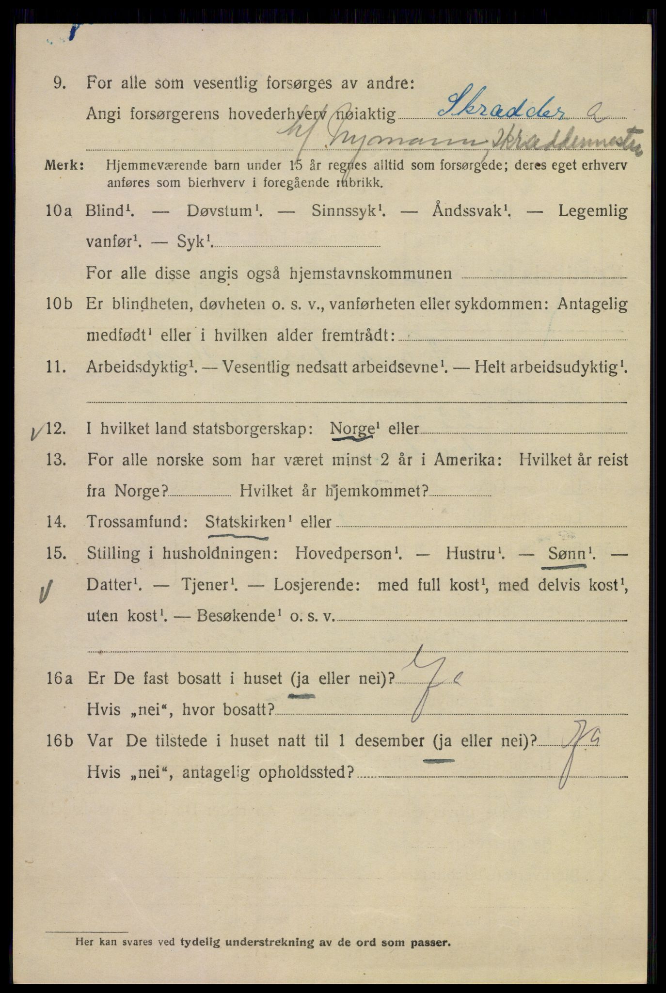 SAO, Folketelling 1920 for 0301 Kristiania kjøpstad, 1920, s. 630014