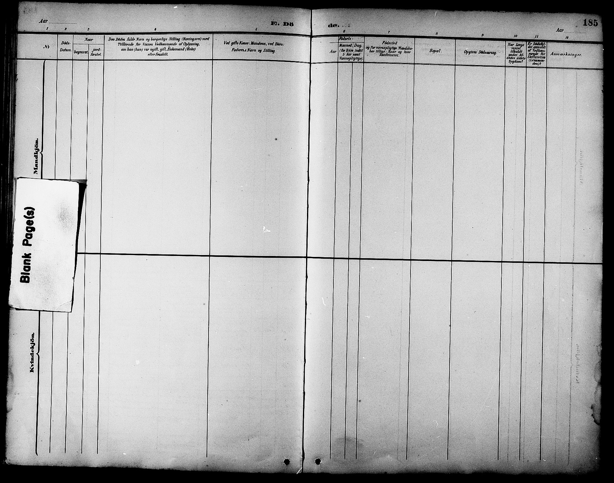 Ministerialprotokoller, klokkerbøker og fødselsregistre - Sør-Trøndelag, AV/SAT-A-1456/681/L0941: Klokkerbok nr. 681C05, 1896-1905, s. 185