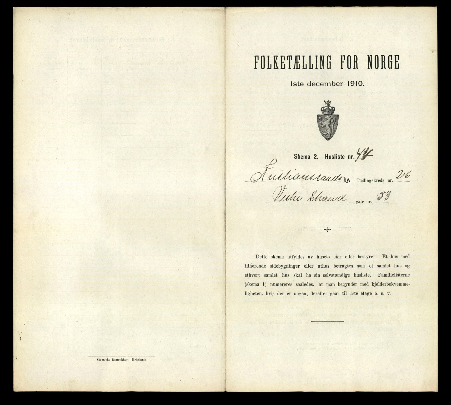 RA, Folketelling 1910 for 1001 Kristiansand kjøpstad, 1910, s. 6982