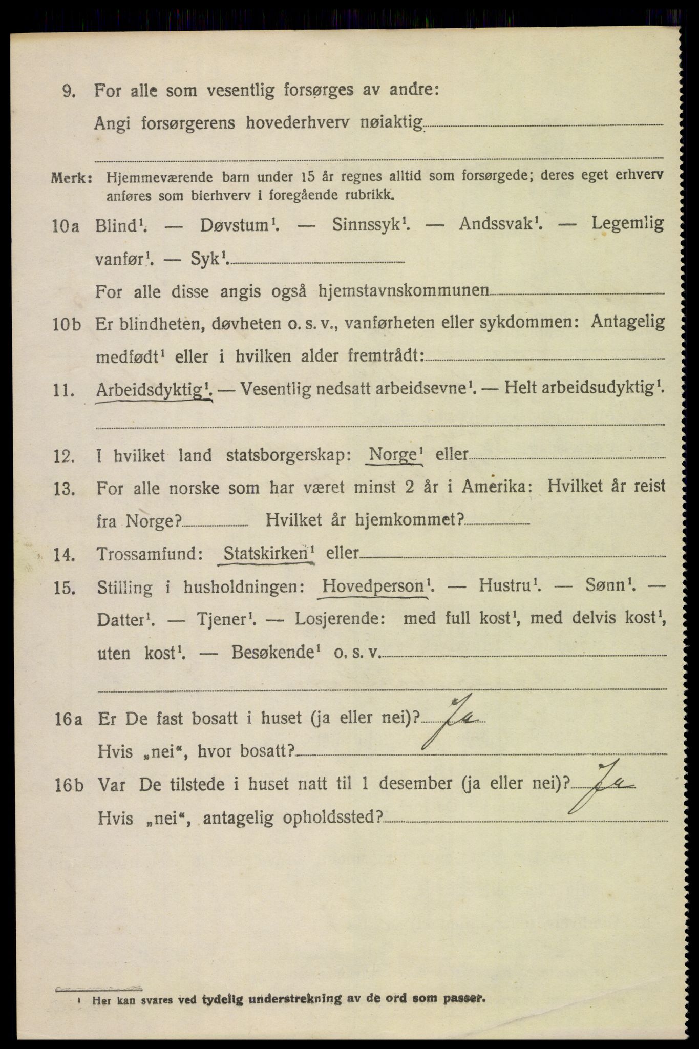 SAH, Folketelling 1920 for 0522 Østre Gausdal herred, 1920, s. 2699