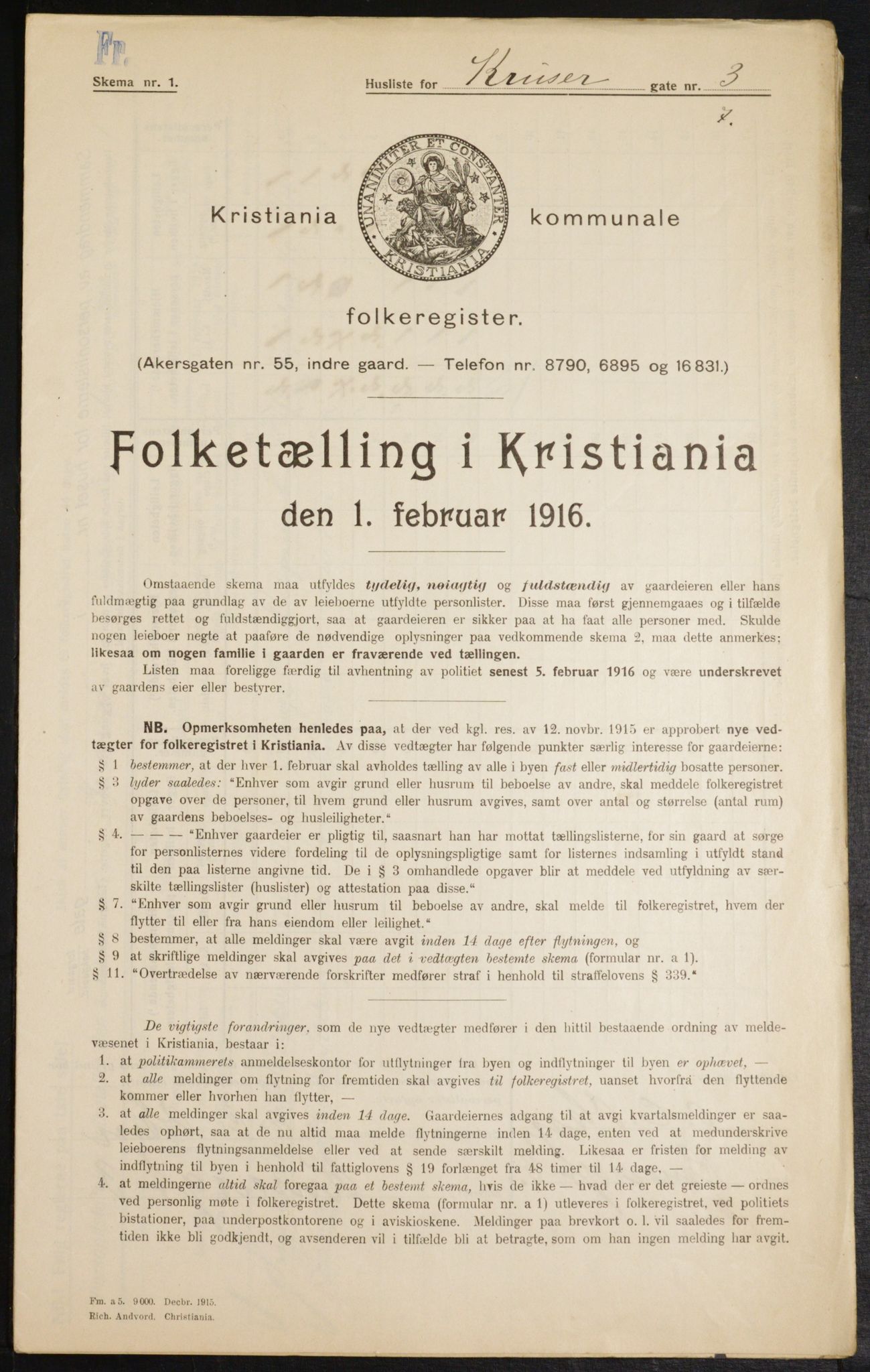 OBA, Kommunal folketelling 1.2.1916 for Kristiania, 1916, s. 56114