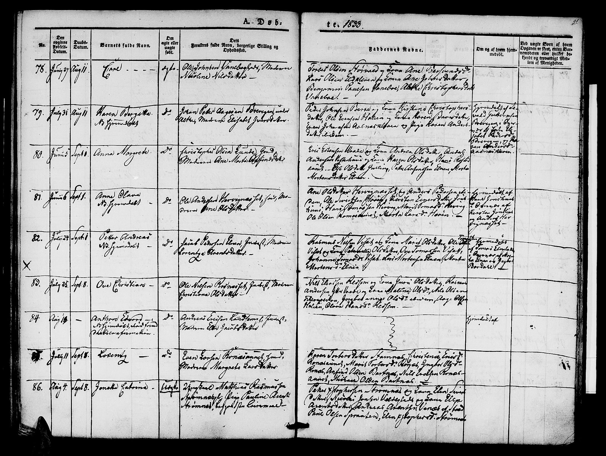 Ministerialprotokoller, klokkerbøker og fødselsregistre - Nord-Trøndelag, AV/SAT-A-1458/741/L0391: Ministerialbok nr. 741A05, 1831-1836, s. 21