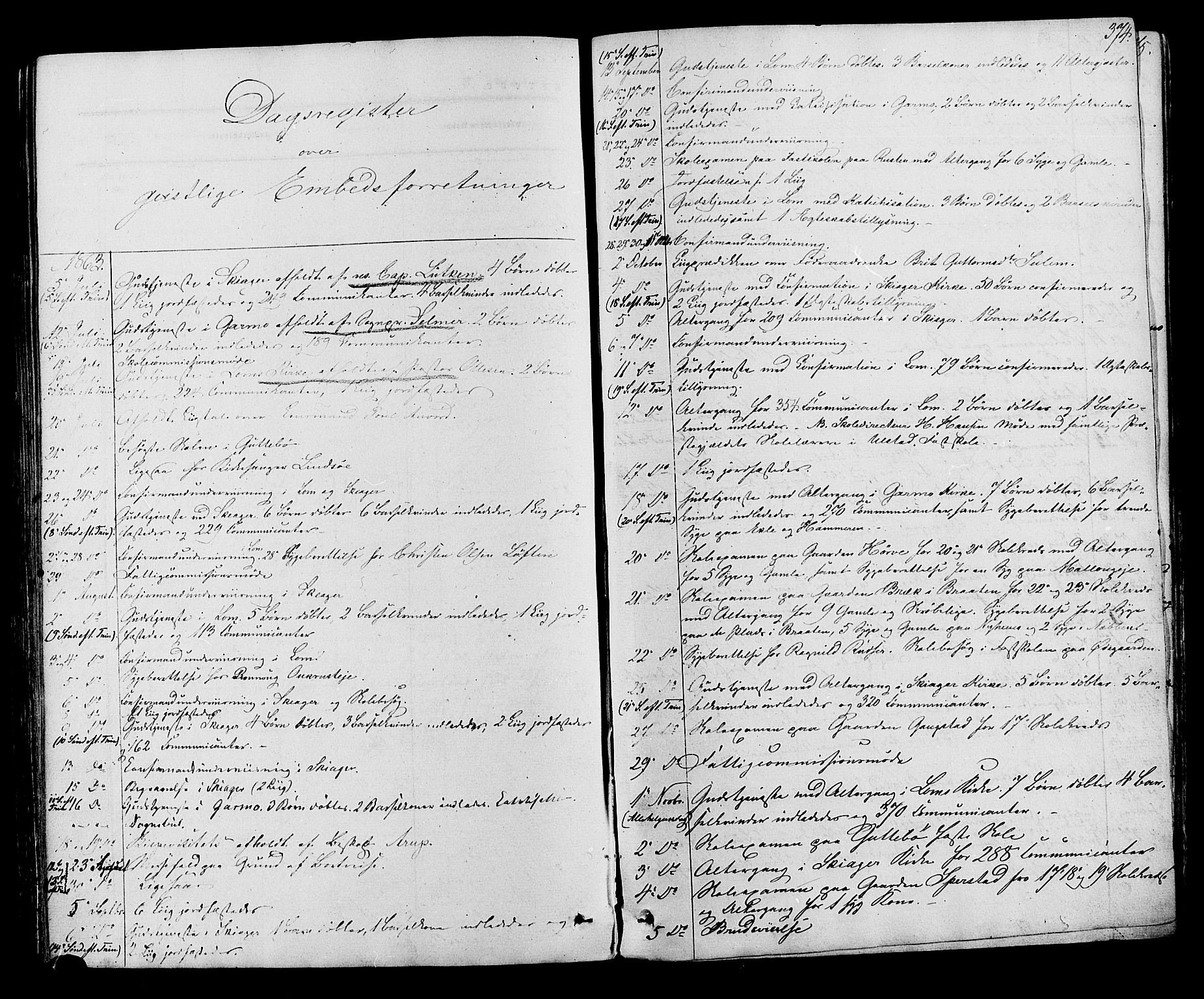 Lom prestekontor, AV/SAH-PREST-070/K/L0007: Ministerialbok nr. 7, 1863-1884, s. 374