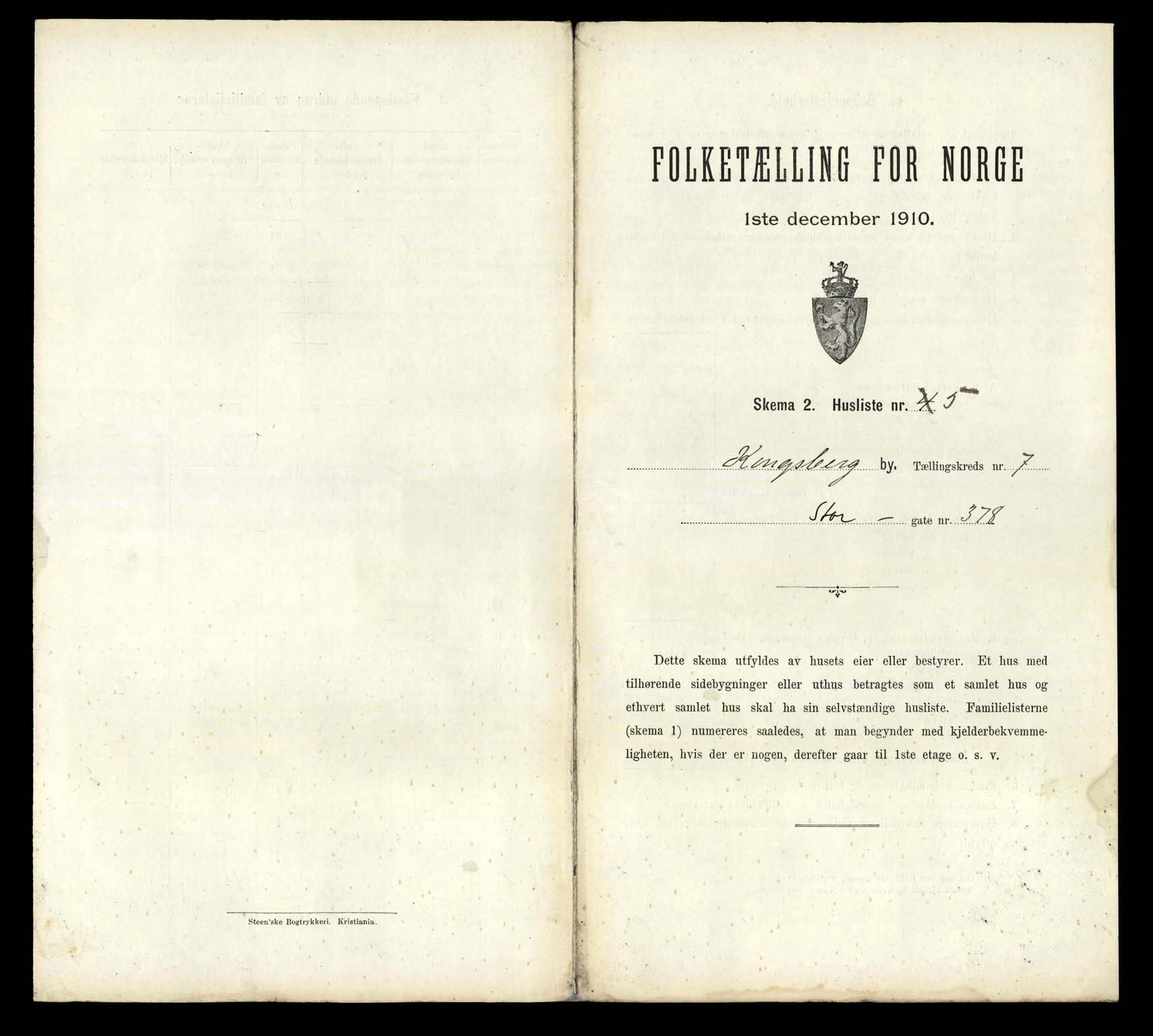 RA, Folketelling 1910 for 0604 Kongsberg kjøpstad, 1910, s. 3278