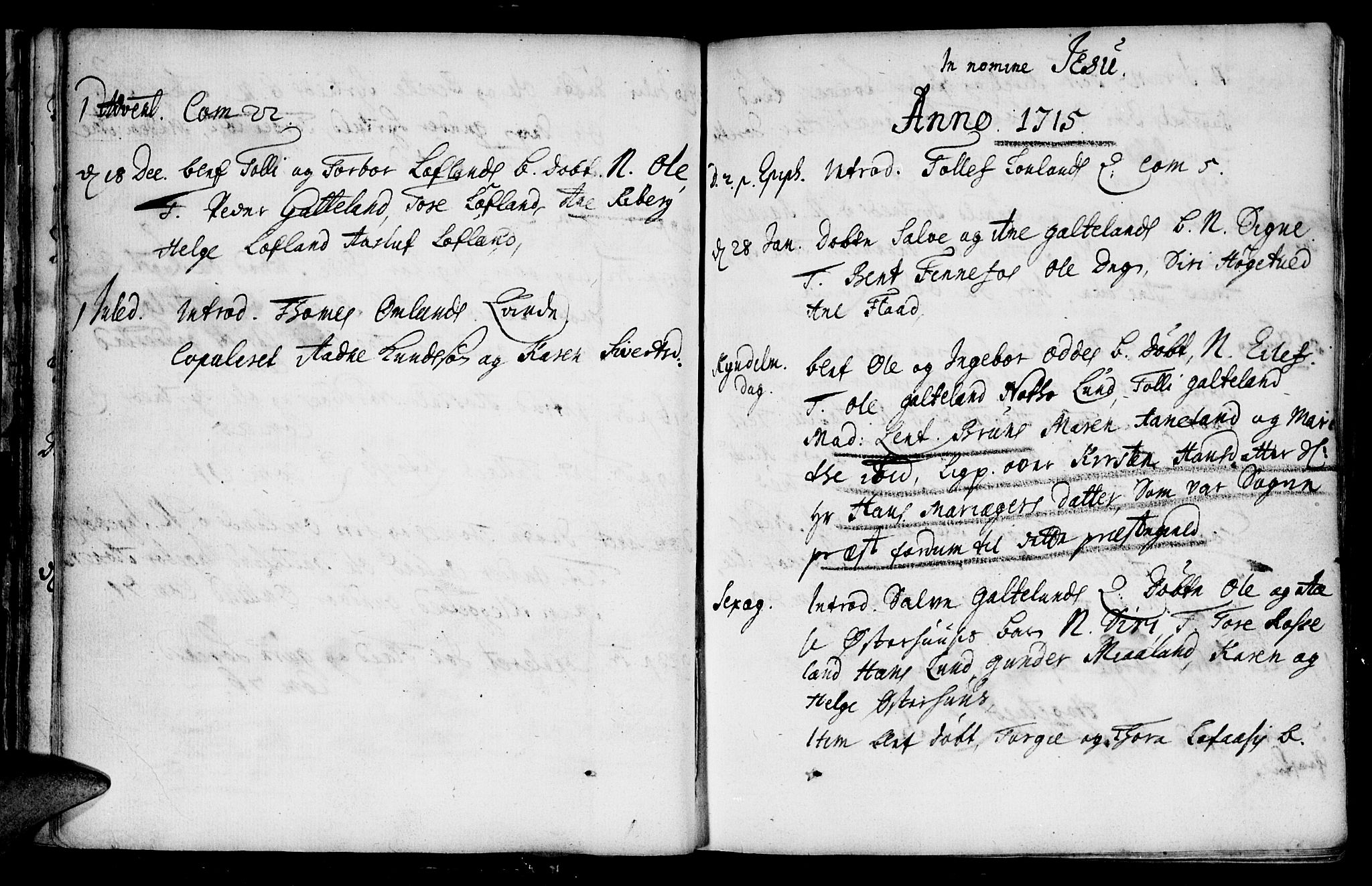 Evje sokneprestkontor, AV/SAK-1111-0008/F/Fa/Faa/L0001: Ministerialbok nr. A 1, 1705-1760, s. 29