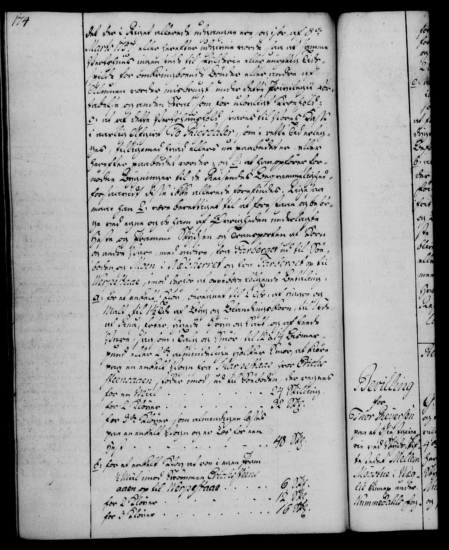 Rentekammeret, Kammerkanselliet, RA/EA-3111/G/Gg/Gga/L0017: Norsk ekspedisjonsprotokoll med register (merket RK 53.17), 1801-1803, s. 174
