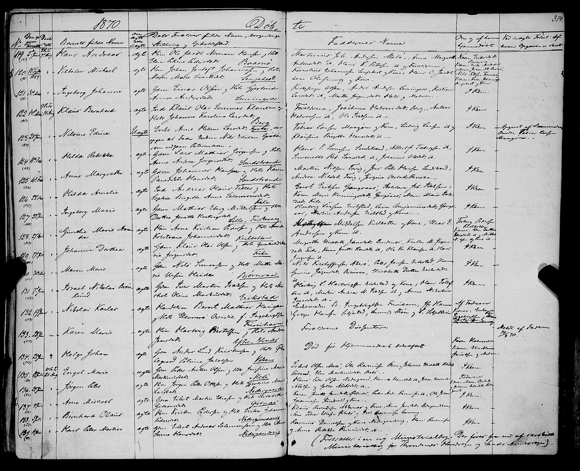 Trondenes sokneprestkontor, AV/SATØ-S-1319/H/Ha/L0012kirke: Ministerialbok nr. 12, 1863-1870, s. 314