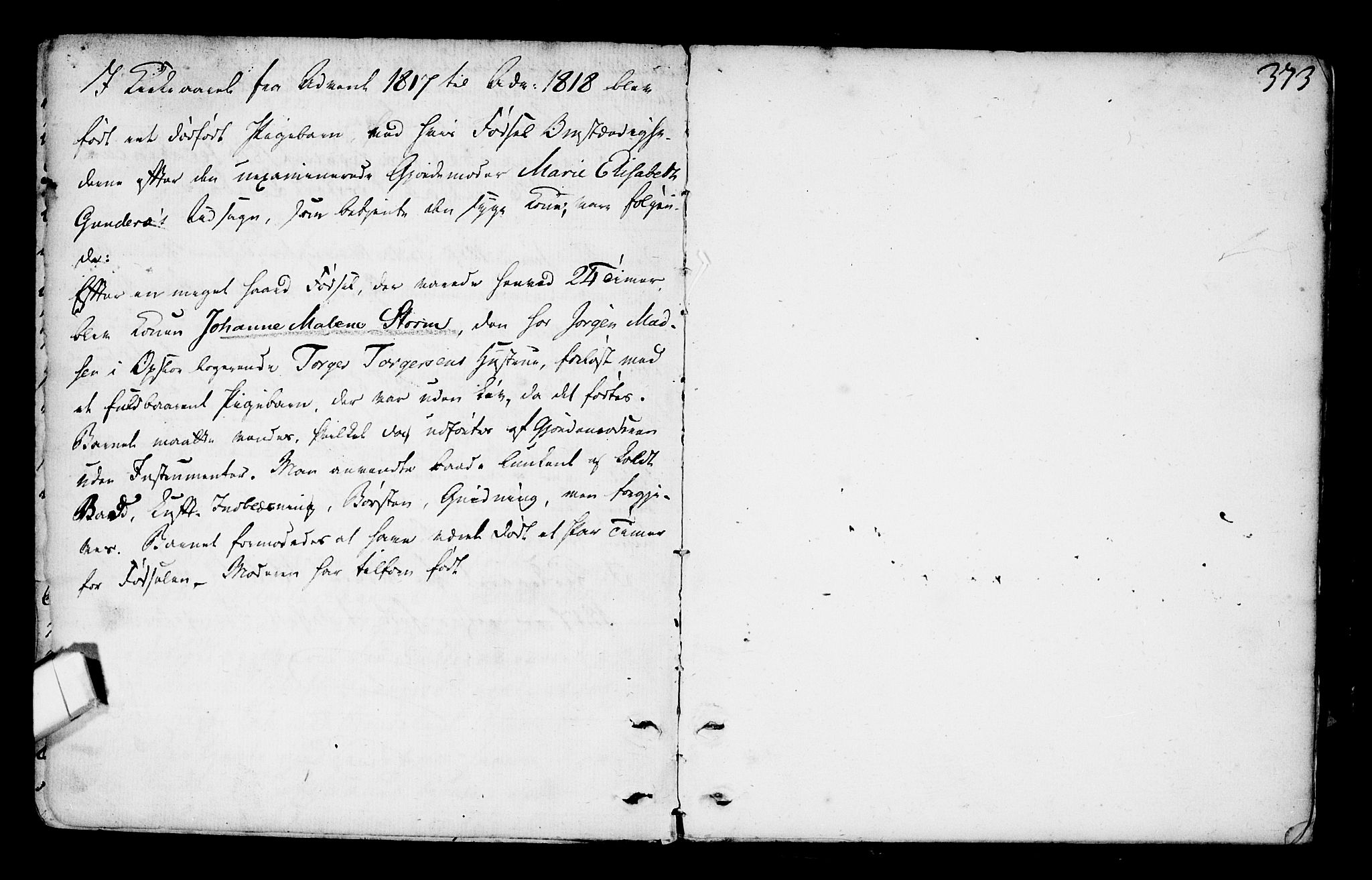 Gamlebyen prestekontor Kirkebøker, AV/SAO-A-10884/F/Fa/L0001: Ministerialbok nr. 1, 1734-1818, s. 373