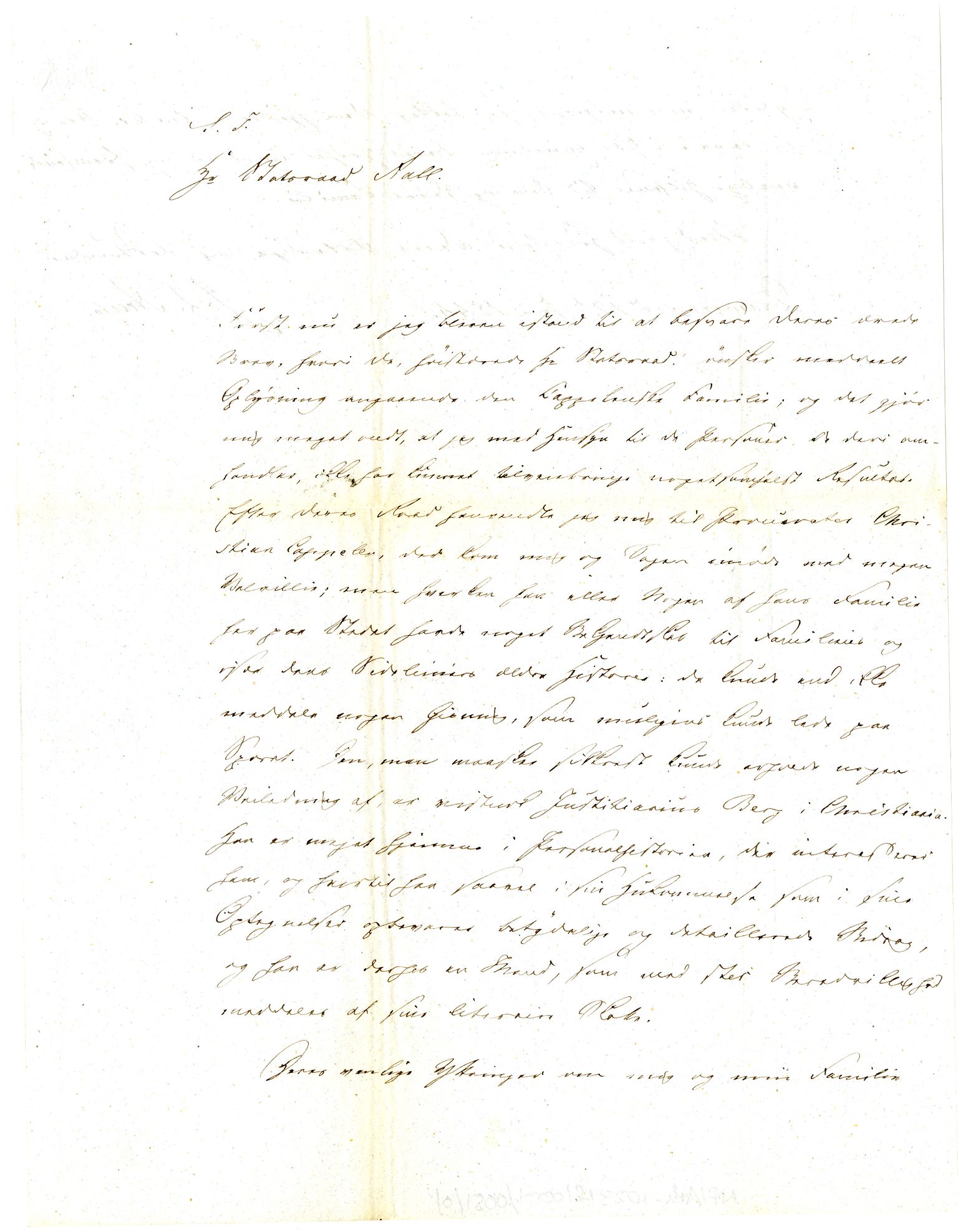Diderik Maria Aalls brevsamling, NF/Ark-1023/F/L0001: D.M. Aalls brevsamling. A - B, 1738-1889, s. 579