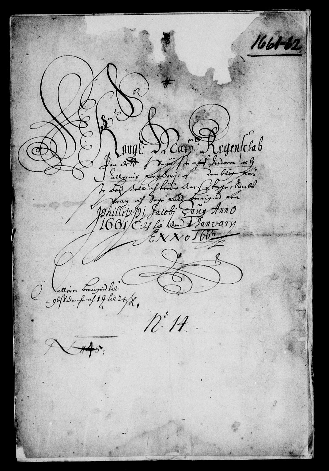 Rentekammeret inntil 1814, Reviderte regnskaper, Lensregnskaper, AV/RA-EA-5023/R/Rb/Rbs/L0043: Stavanger len, 1658-1661