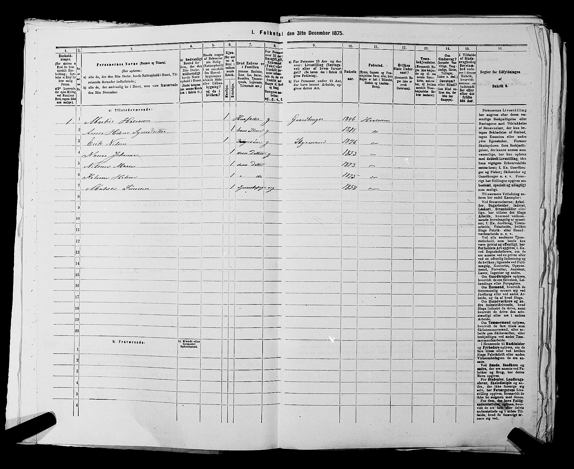 RA, Folketelling 1875 for 0111P Hvaler prestegjeld, 1875, s. 34