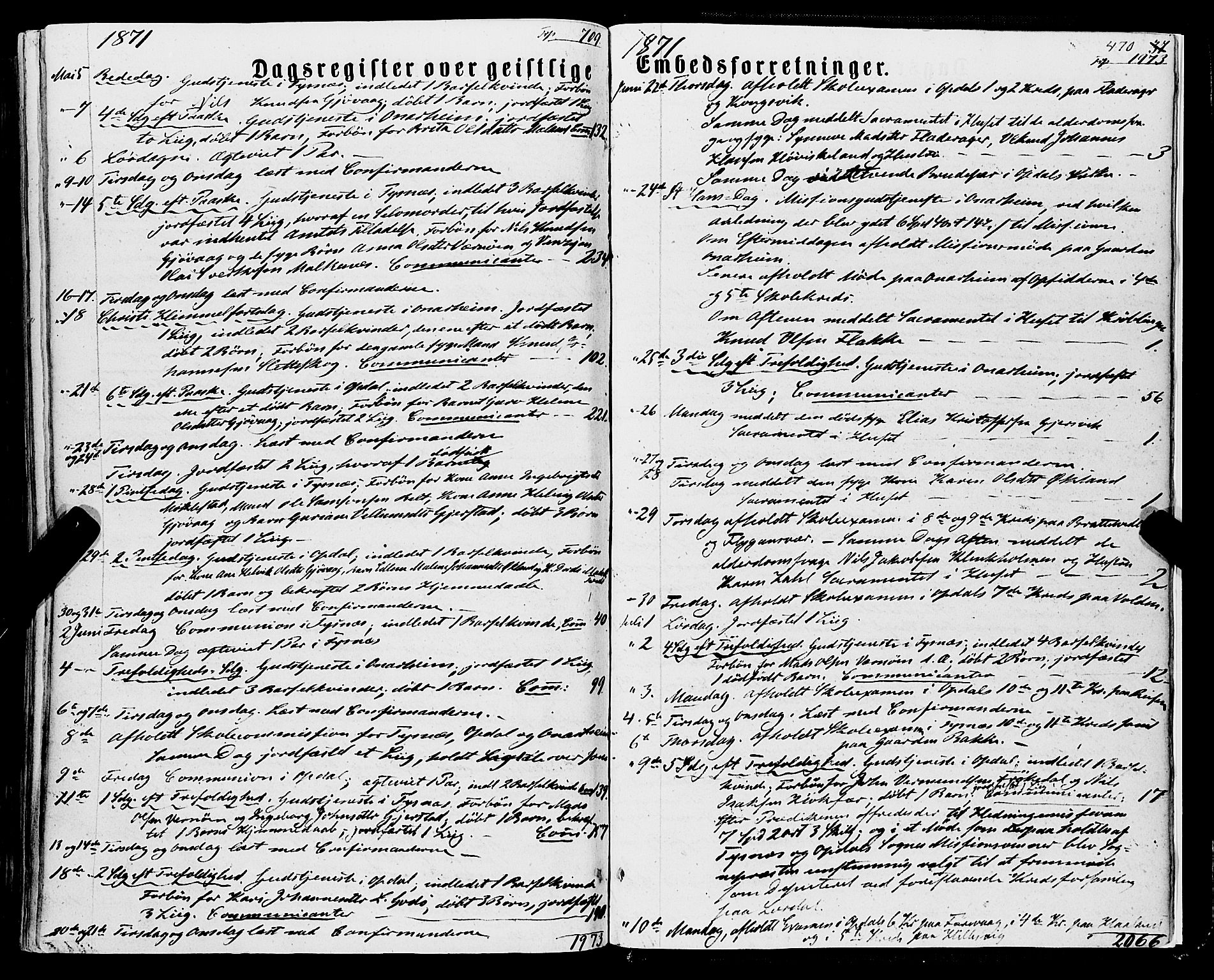Tysnes sokneprestembete, AV/SAB-A-78601/H/Haa: Ministerialbok nr. A 11, 1860-1871, s. 470