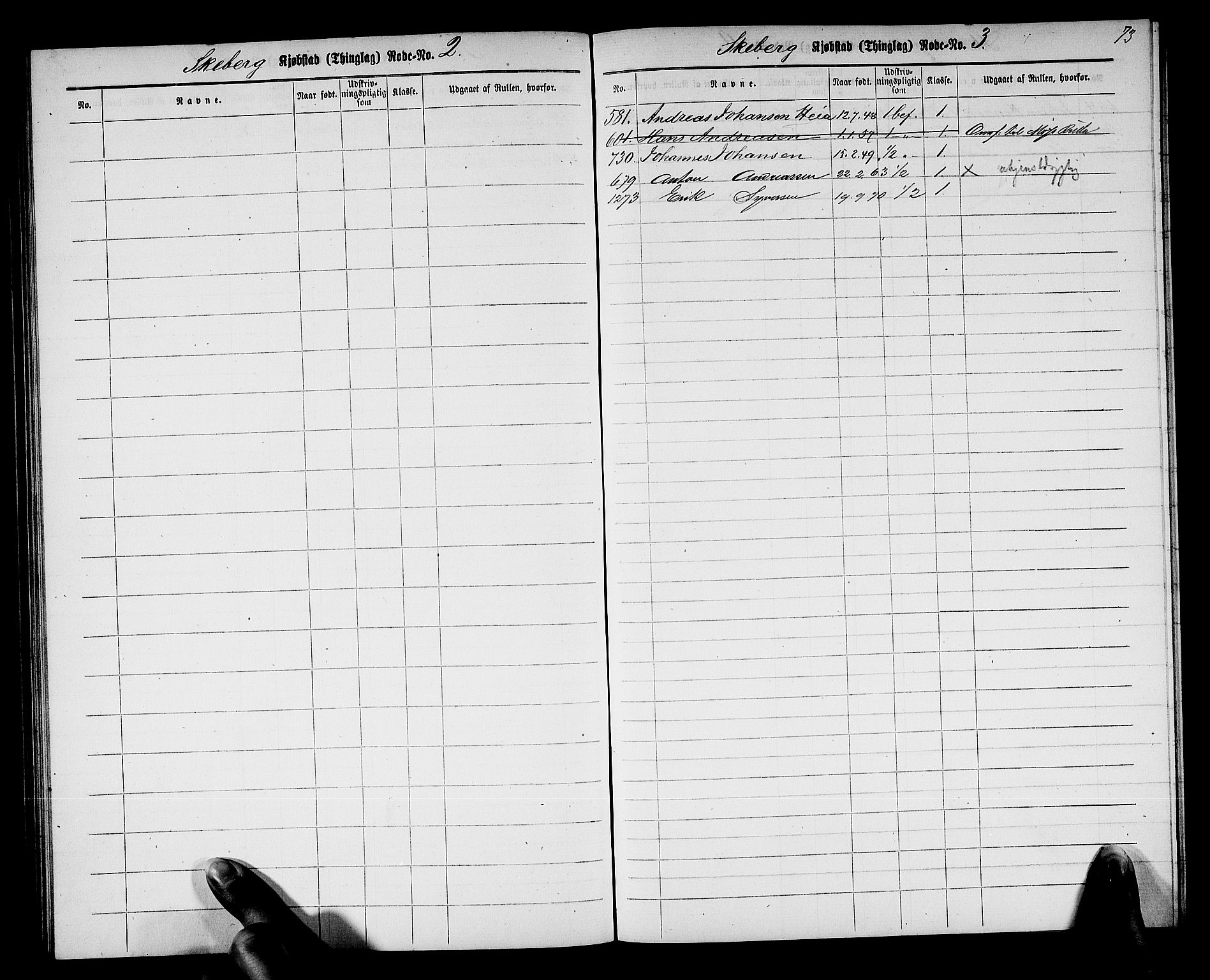 Halden mønstringskontor, AV/SAO-A-10569a/F/Fc/Fcc/L0001: Utskrivningsregisterrulle, 1880, s. 72