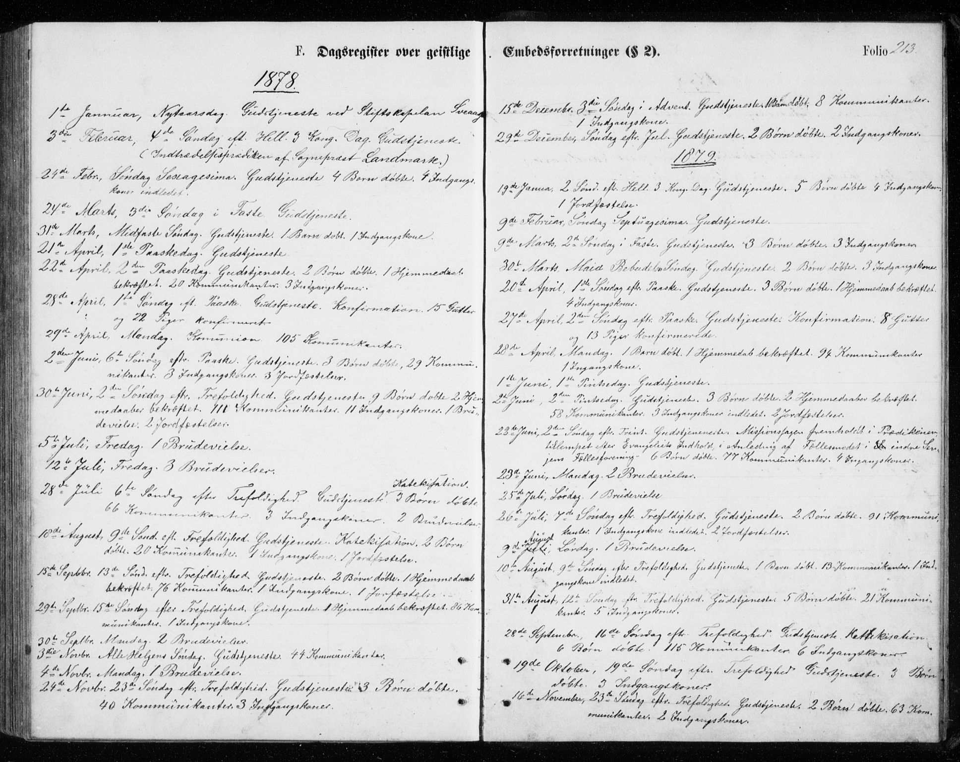 Målselv sokneprestembete, AV/SATØ-S-1311/G/Ga/Gab/L0007klokker: Klokkerbok nr. 7, 1876-1895, s. 213
