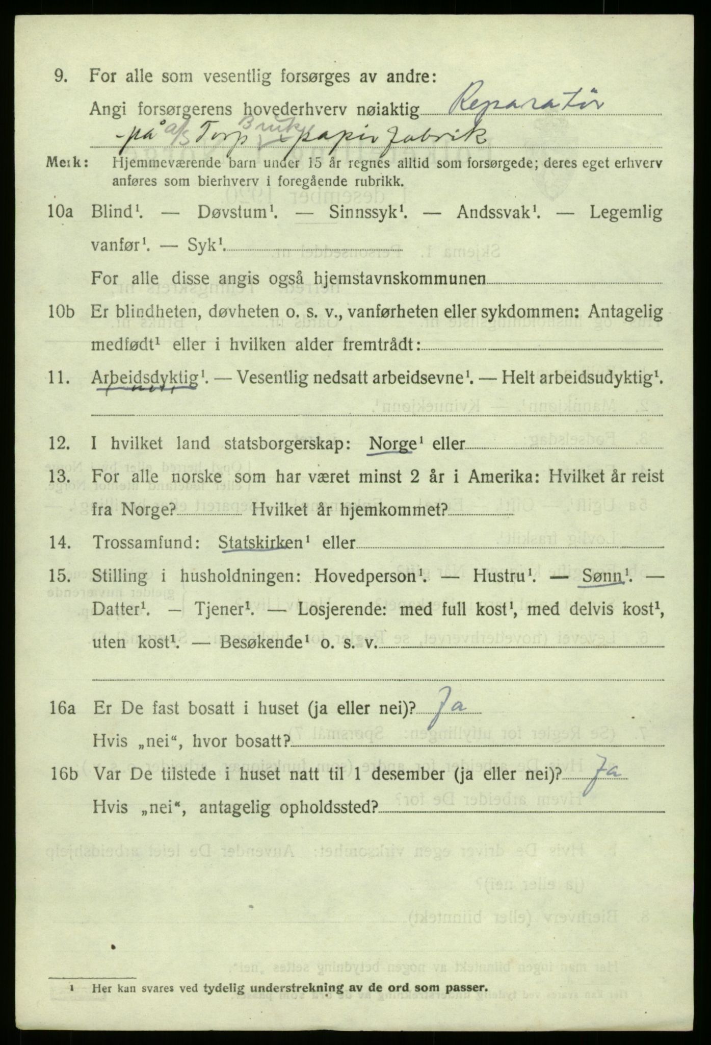 SAO, Folketelling 1920 for 0113 Borge herred, 1920, s. 7916