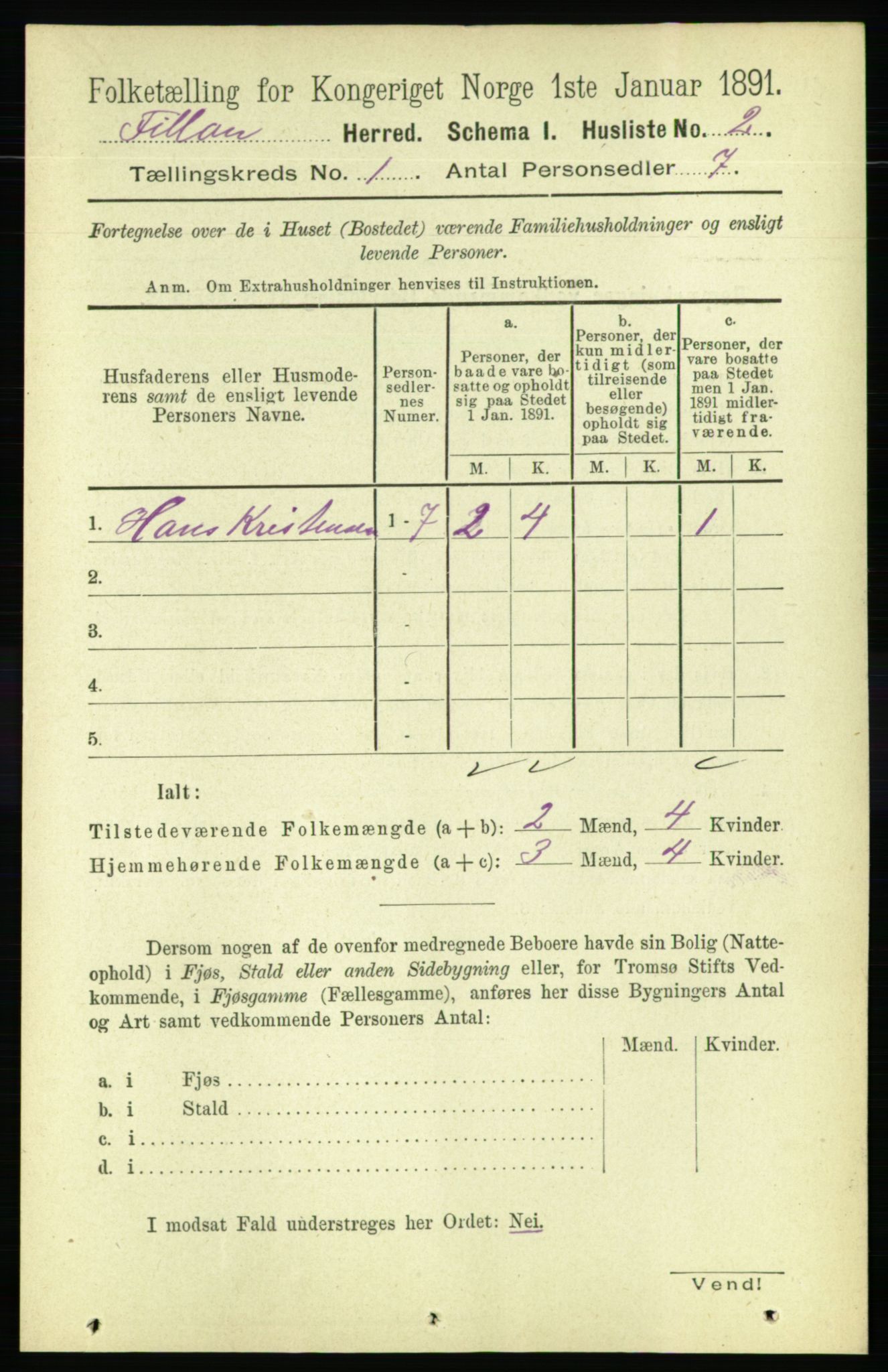 RA, Folketelling 1891 for 1616 Fillan herred, 1891, s. 29