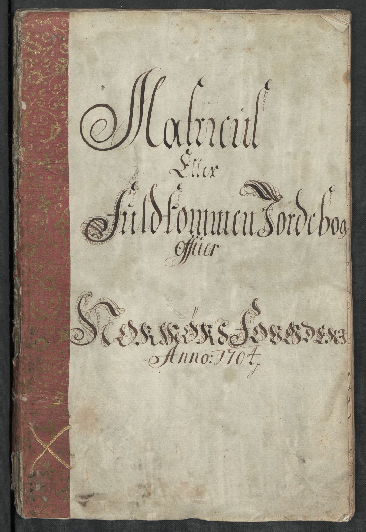 Rentekammeret inntil 1814, Reviderte regnskaper, Fogderegnskap, AV/RA-EA-4092/R56/L3740: Fogderegnskap Nordmøre, 1703-1704, s. 205